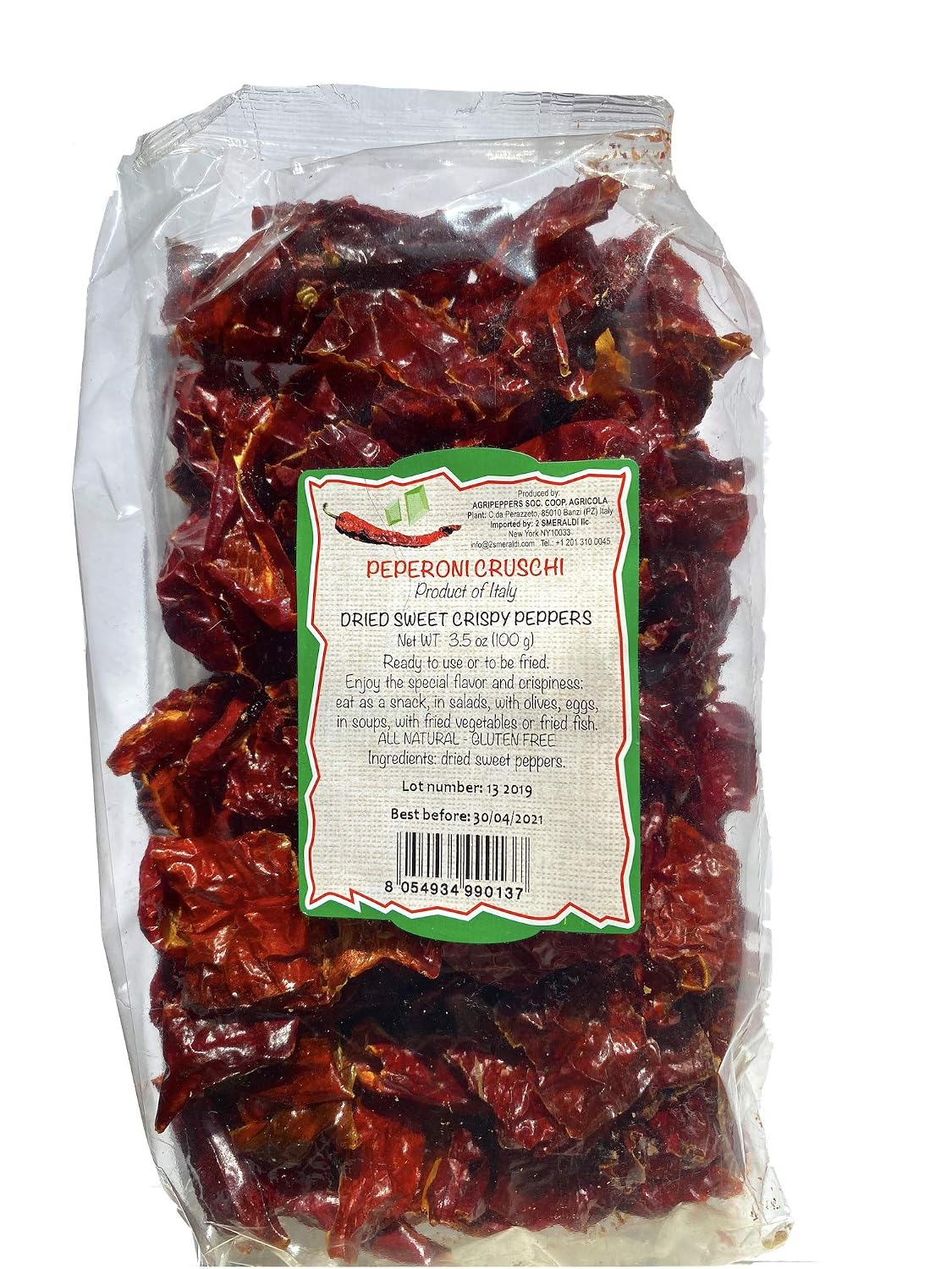 PEPERONI CRUSCHI -ITALIAN CRUSCHI PEPPERS (100g)