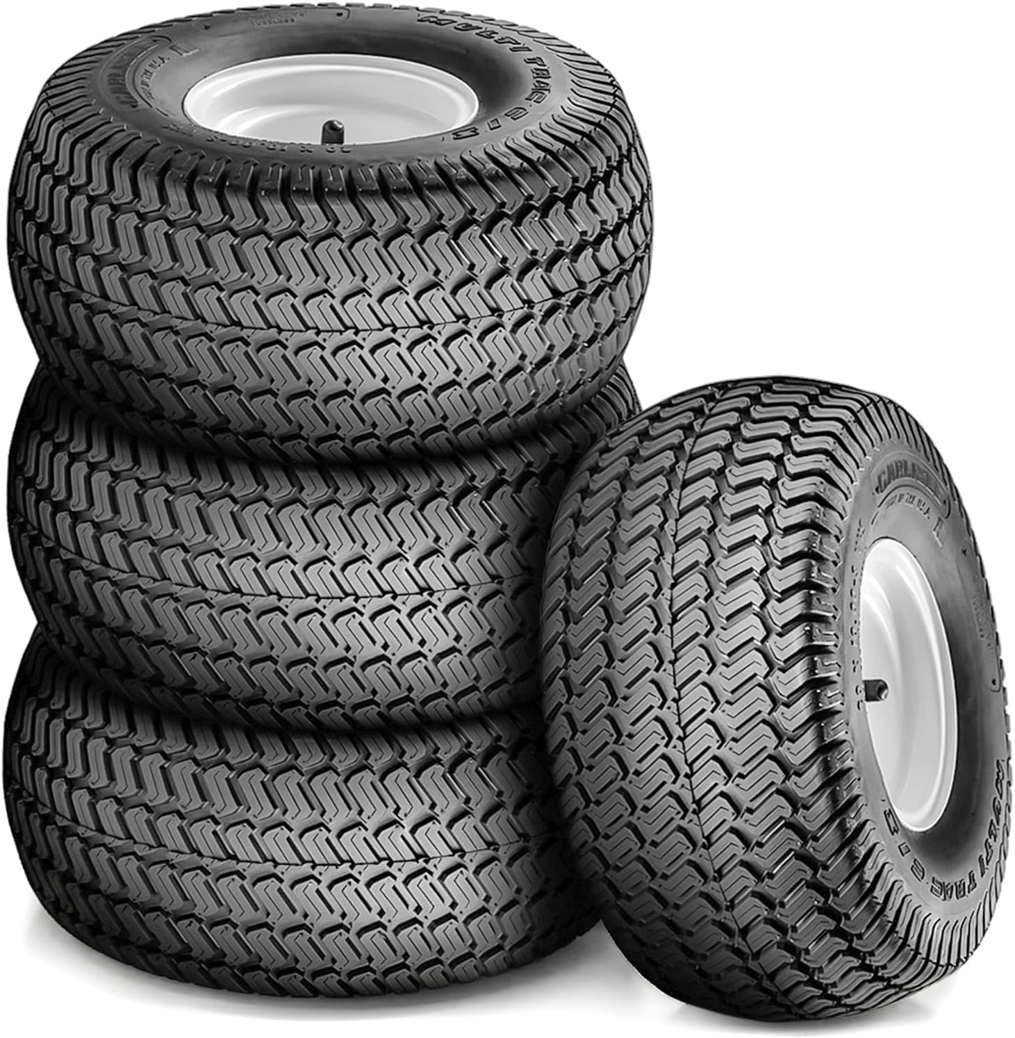 Carlisle Multi-Trac C/S 25X8.50-14 90A4 B | Lawn Mower & Garden Tractor All Season Traction 90A3 Rated 4 Ply Bias Construction Black Sidewall Tire