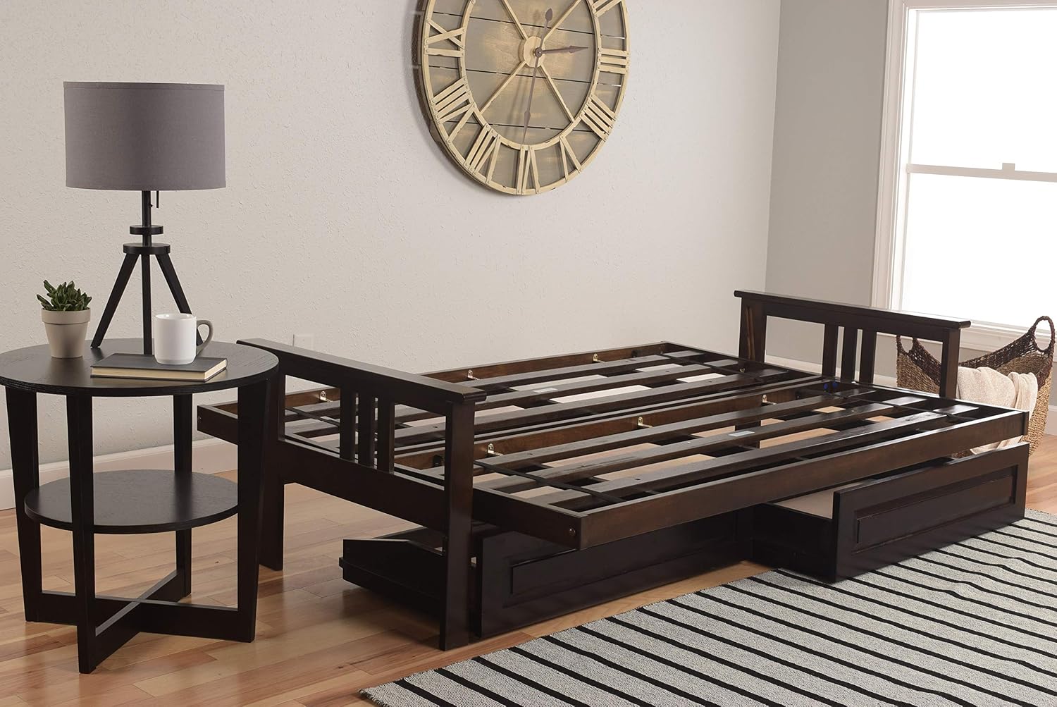 Kodiak Futons Monterey Futon Frame, No Drawers, Barbados