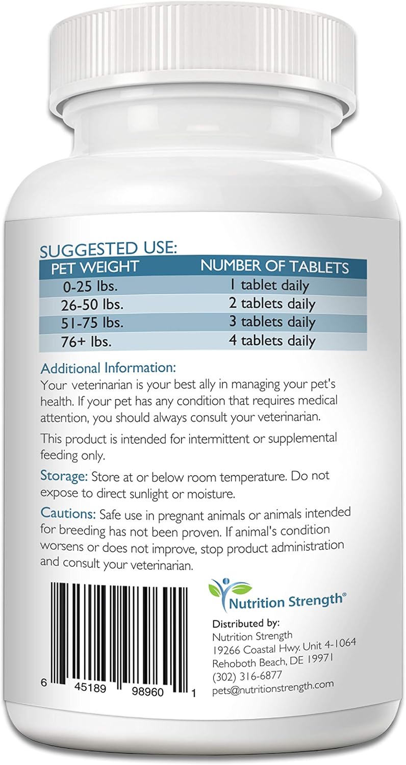 Taurine for Dogs, Support for a Healthy Heart Function, Resist Inflammatory Diseases, with Coenzyme Q10 to Help Manage Heart Failure and DCM in Dogs
