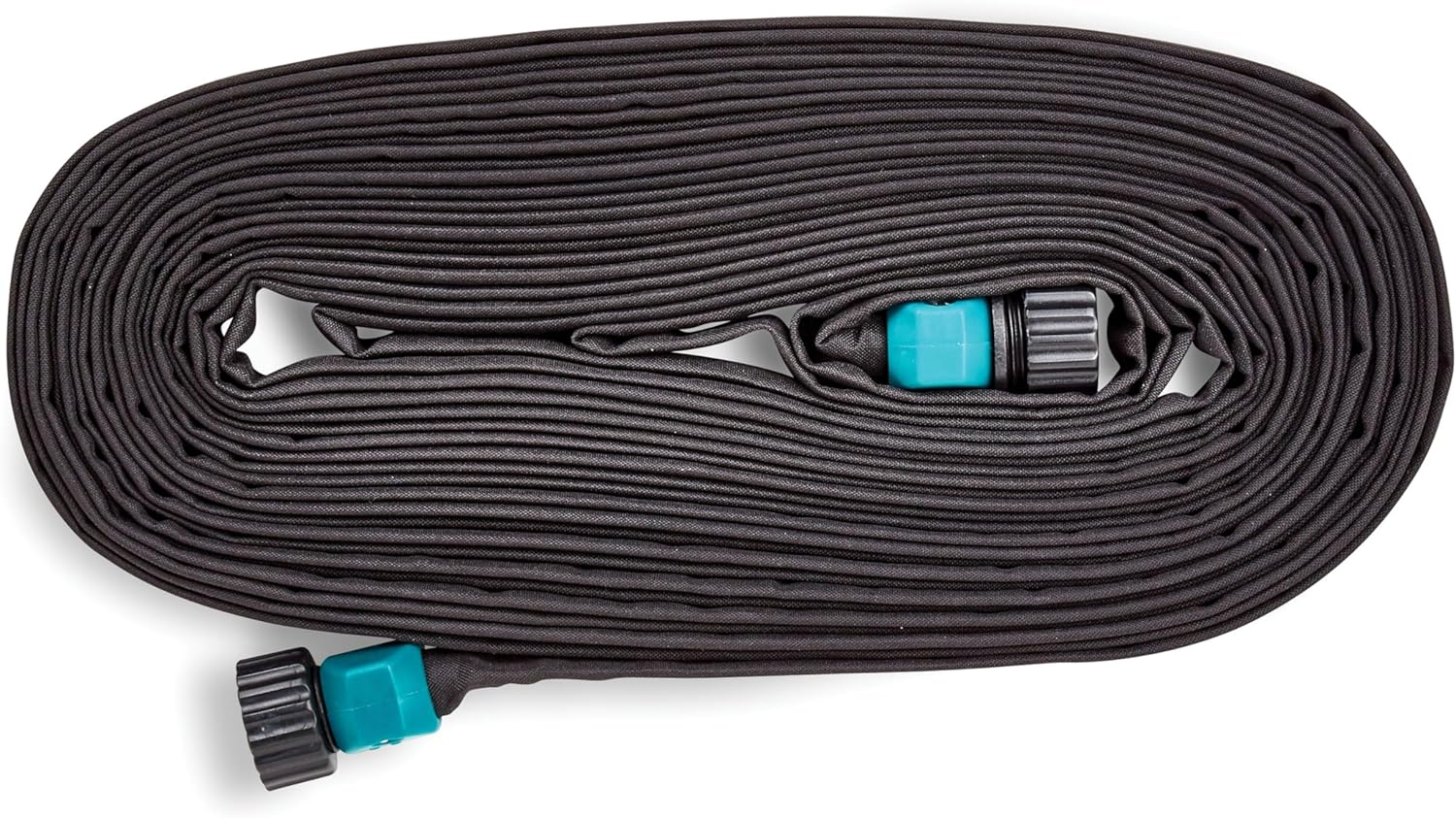 Gilmour 25' Black Flat Weeper Soaker Hose for Garden Beds, Drip Irrigation Outdoor Hose, Flexible Garden Hose for Vegetable Gardens, Flower Beds