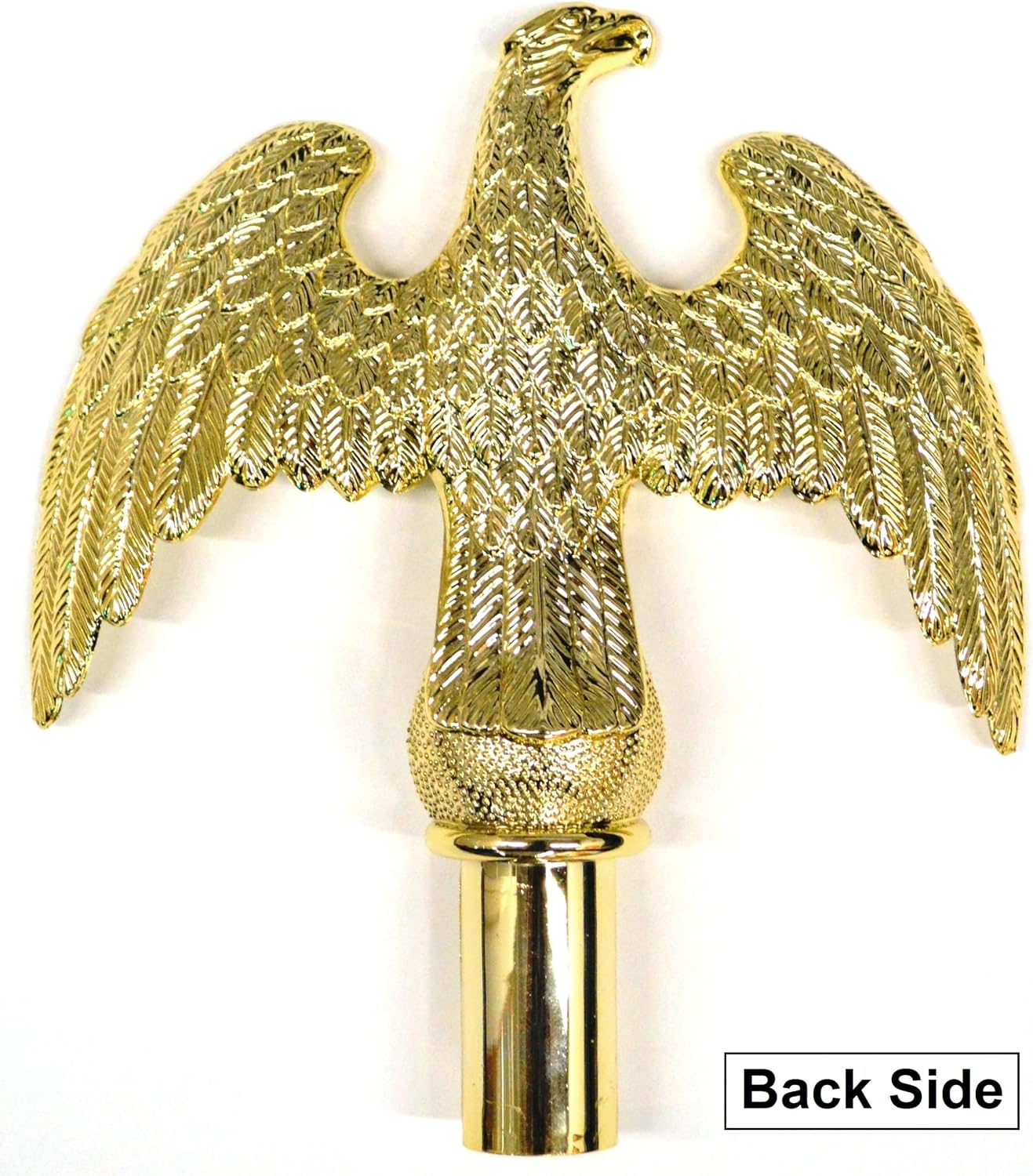 US Flag Factory 7 Inch Gold Eagle Topper Ornament (ABS) for Indoor Flag Pole