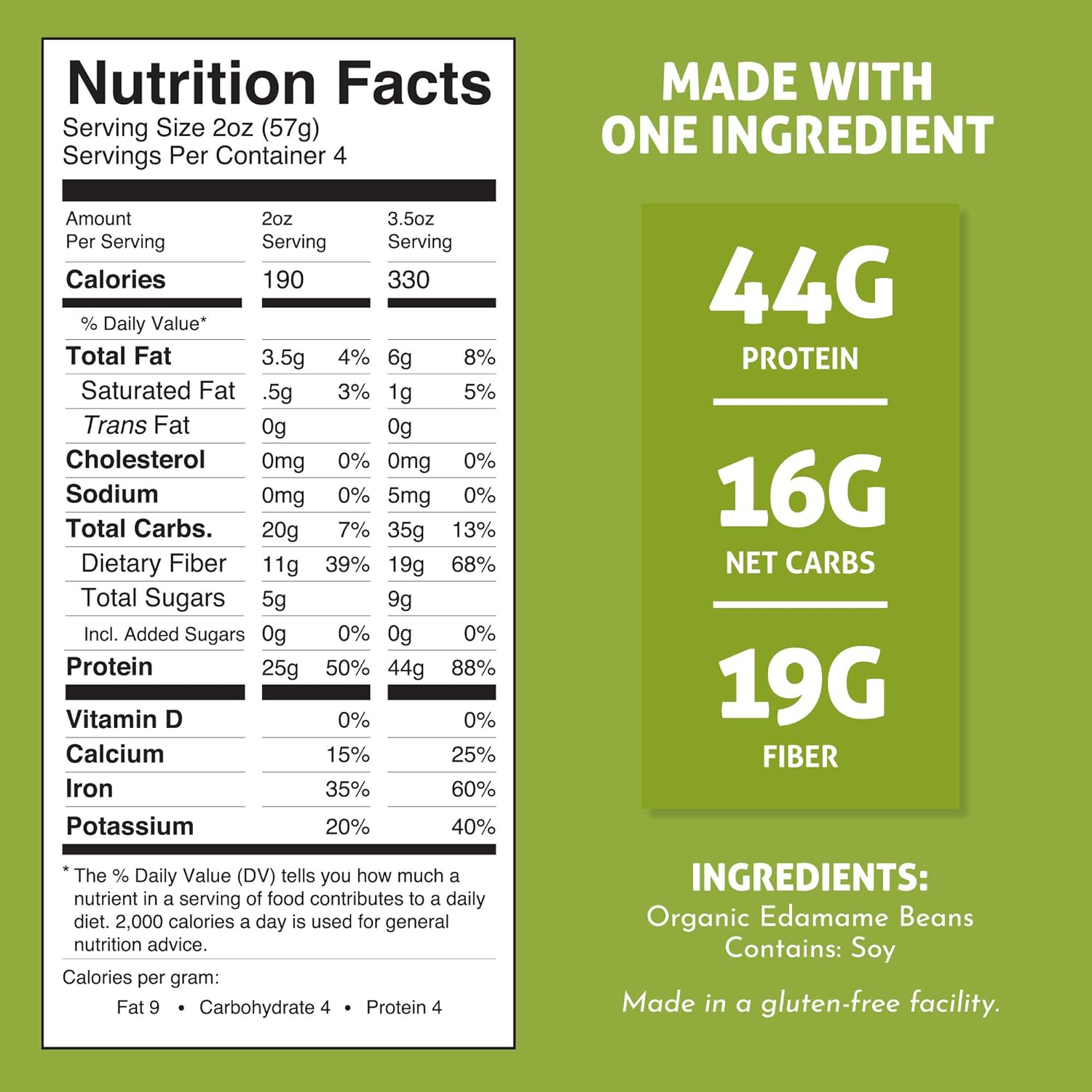 The Only Bean - Soy, Black Bean, and Edamame Spaghetti & Fettuccine - Gluten Free Pasta, Keto Low Carb Pasta Noodles, Protein Pasta