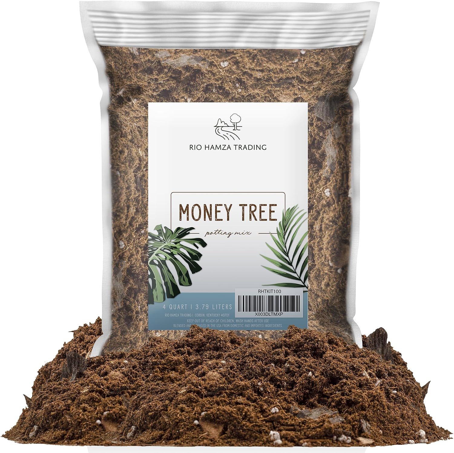 Planting Mix for Plant Propagation (4 Quarts), Hand Blended Soilless Mix for Propagating Plants, House Plants, and More