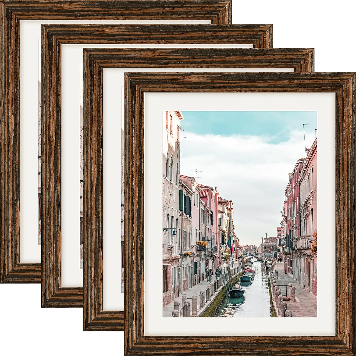 WUTL 8x8 Black Picture Frames Square