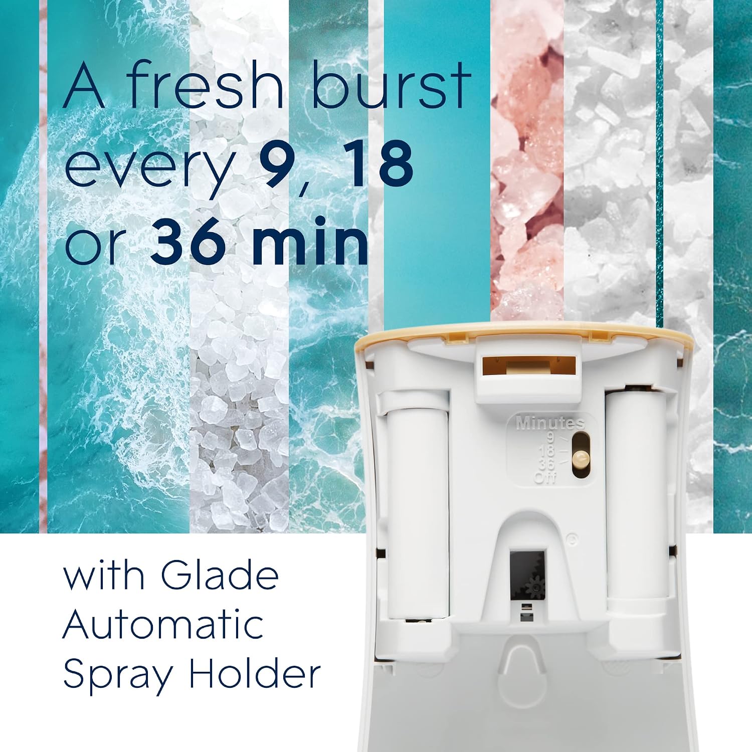 Glade Automatic Spray Refill, Air Freshener for Home and Bathroom, Cashmere Woods, 6.2 Oz