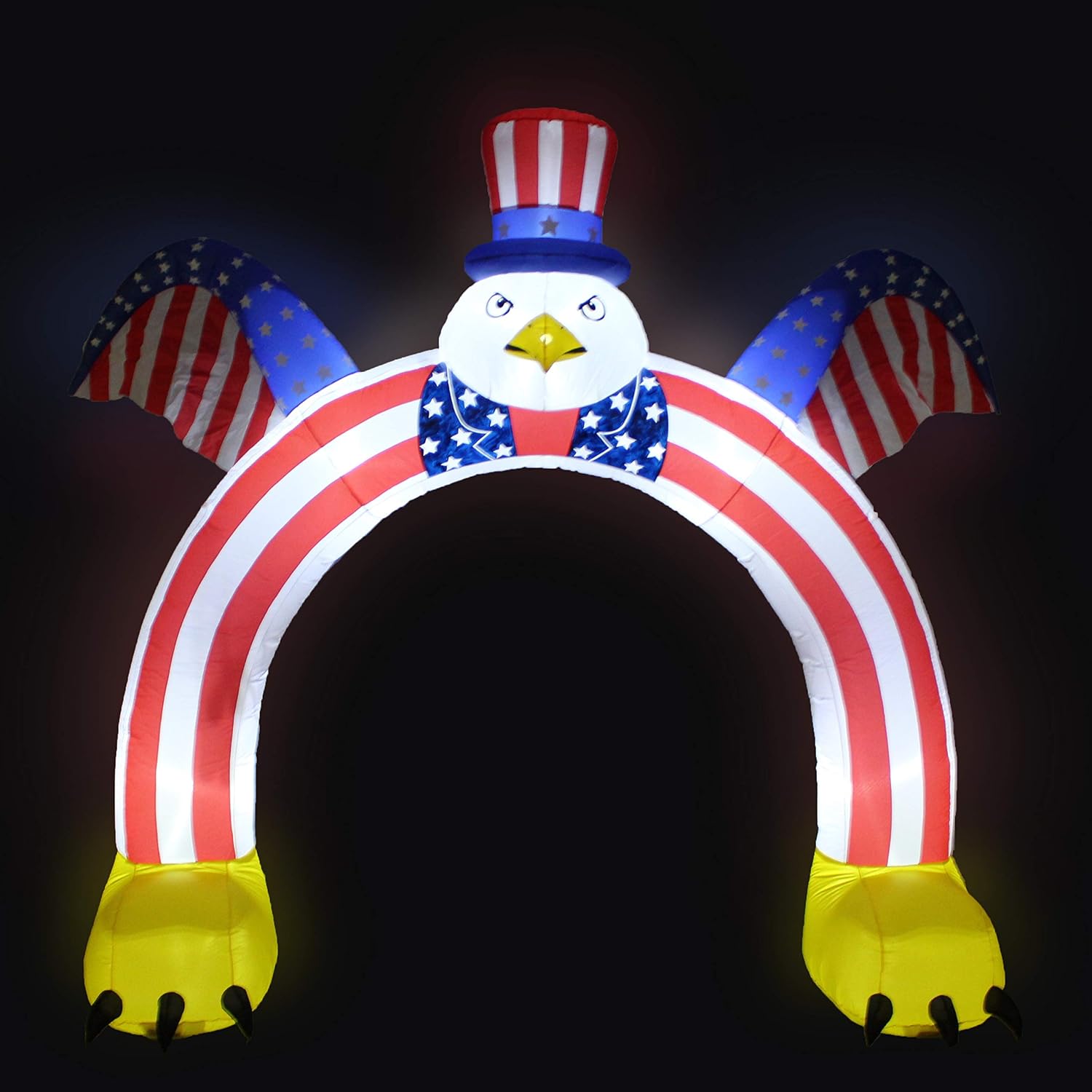 9 Foot Tall Patriotic Independence Day 4th of July Inflatable