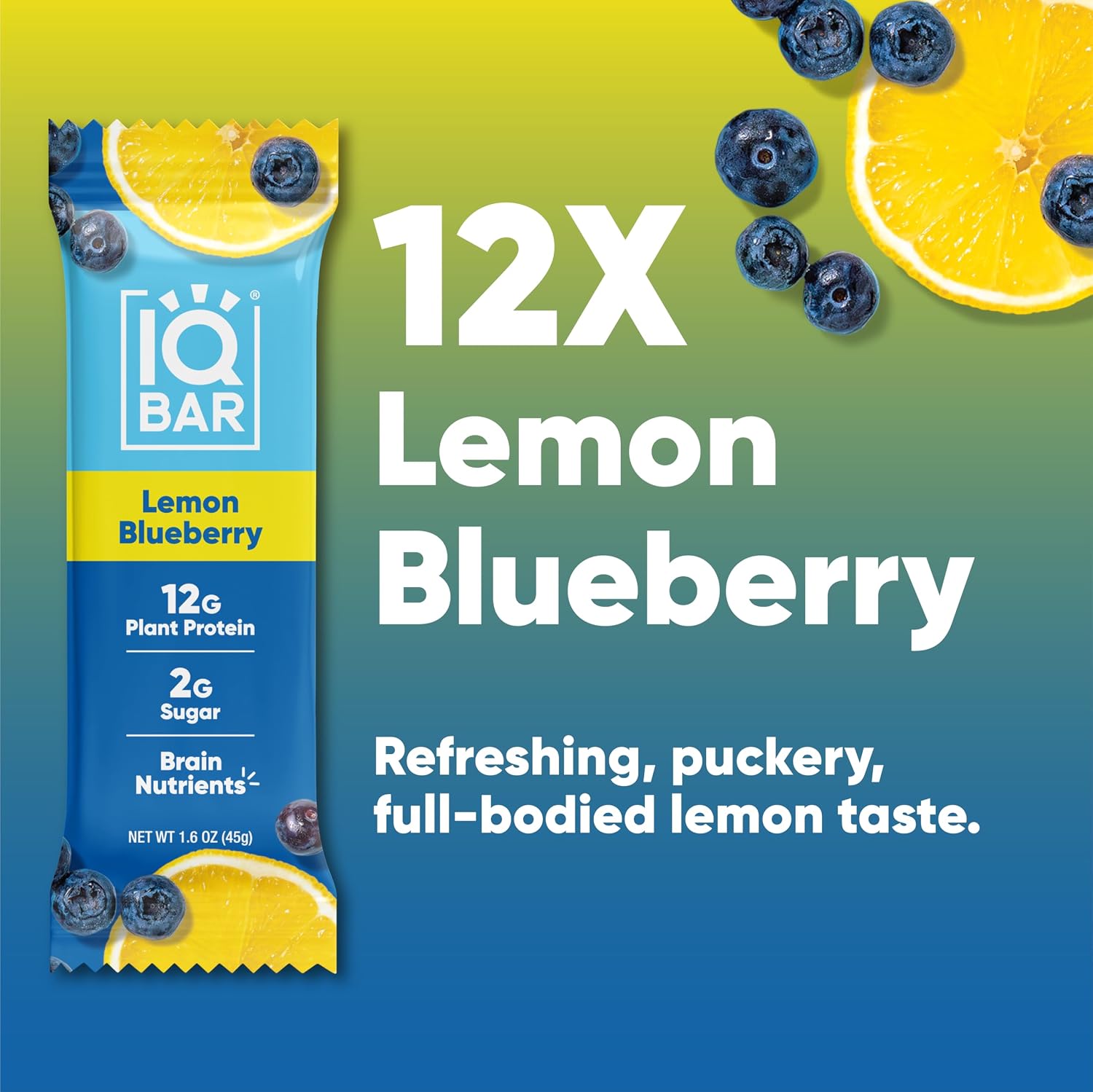 IQBAR Clean Protein Bars, Low Sugar Keto, Banana Nut 12-Count