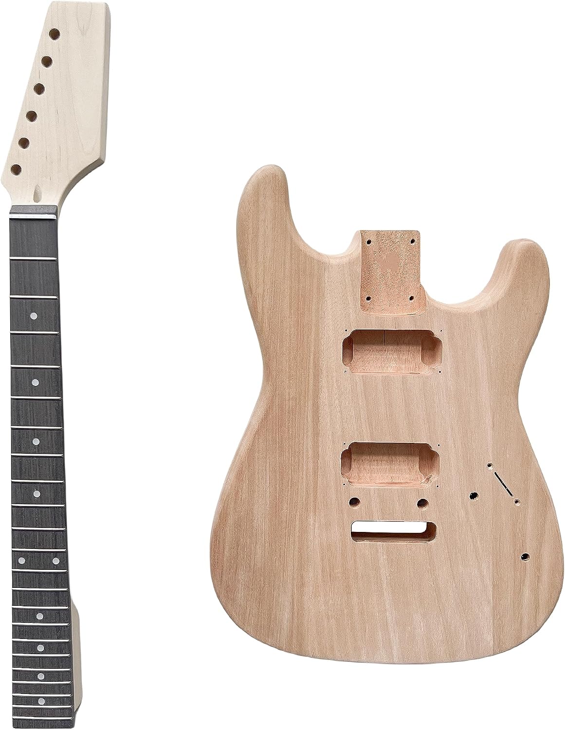 DBL DIY Electric Guitar Kit,Right Handed with Mahogany Body,H-H pickup