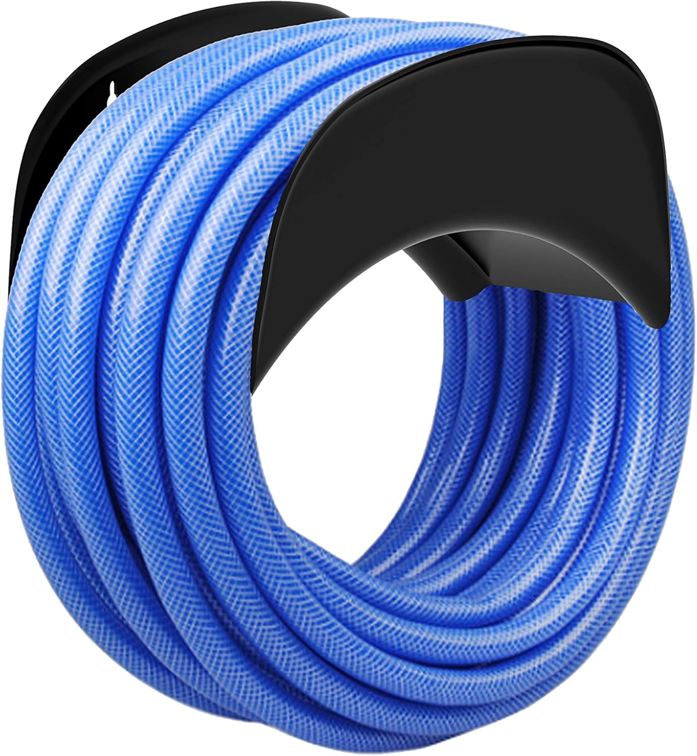 Gardzen Heavy Duty Hose Holder Wall Mount Black