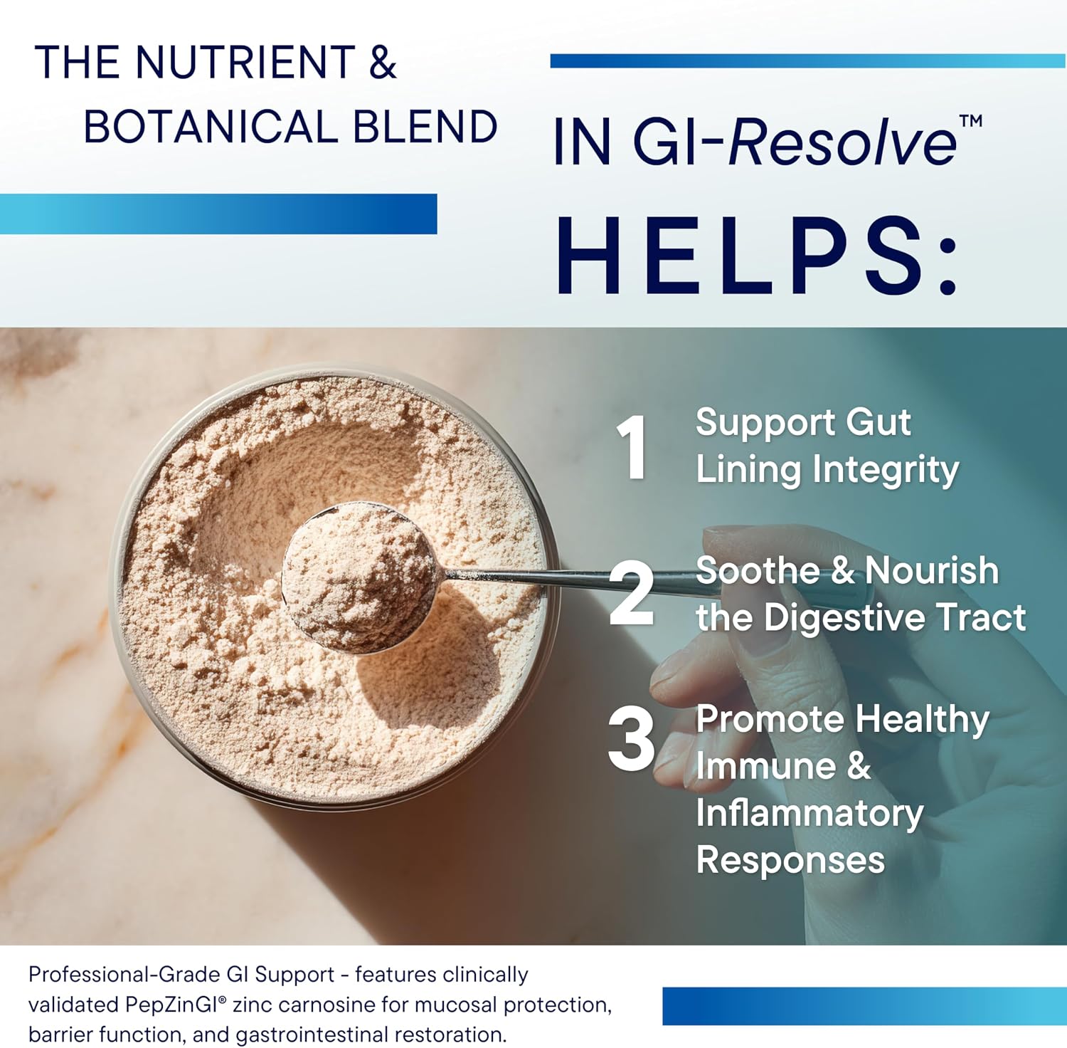 BIOTICS RESEARCH GI Resolve™ Advanced L-Glutamine Powder Formula for Gut Lining Support & Healing - Optimal Gastrointestinal Function - Premium
