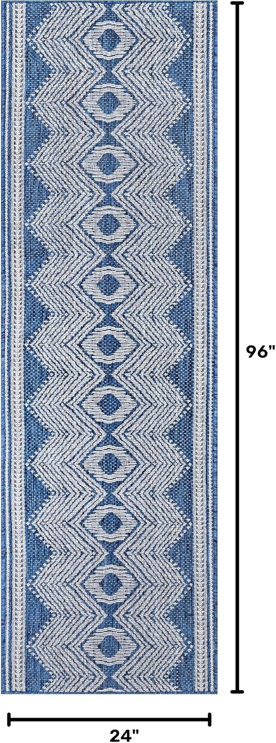 nuLOOM Ranya Light Brown Geometric Indoor/Outdoor Area Rug, 4' x 5'
