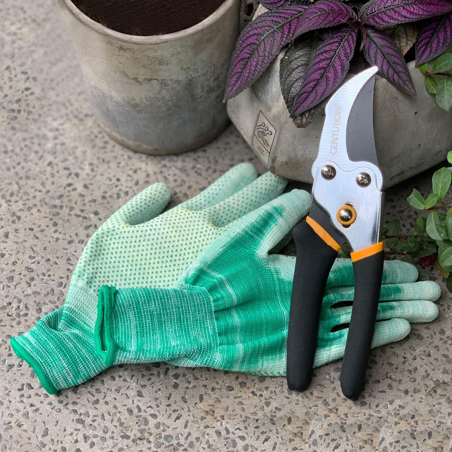 Centurion 1299 8" Steel Bypass Pruning Shears, Garden Shears, Hand Pruners, Tree Trimmers