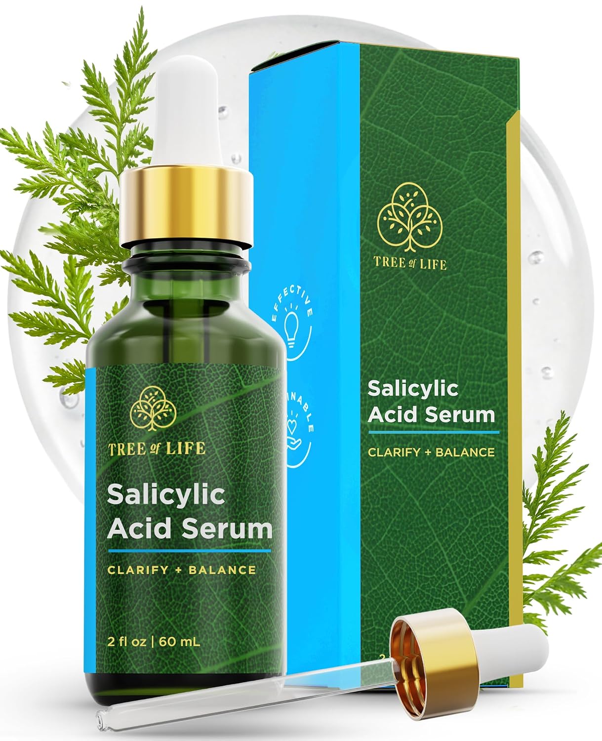 Tree of Life Vitamin C Serum for Face - Brightening and Hydrating Face Oil for Dark Spots and Fine Lines - Suitable for Sensitive Skin - Dermatologist Tested Skin Care - 1 Fl Oz | Brightening Vitamin C serum for face. Hydrating face oil that targets dark…