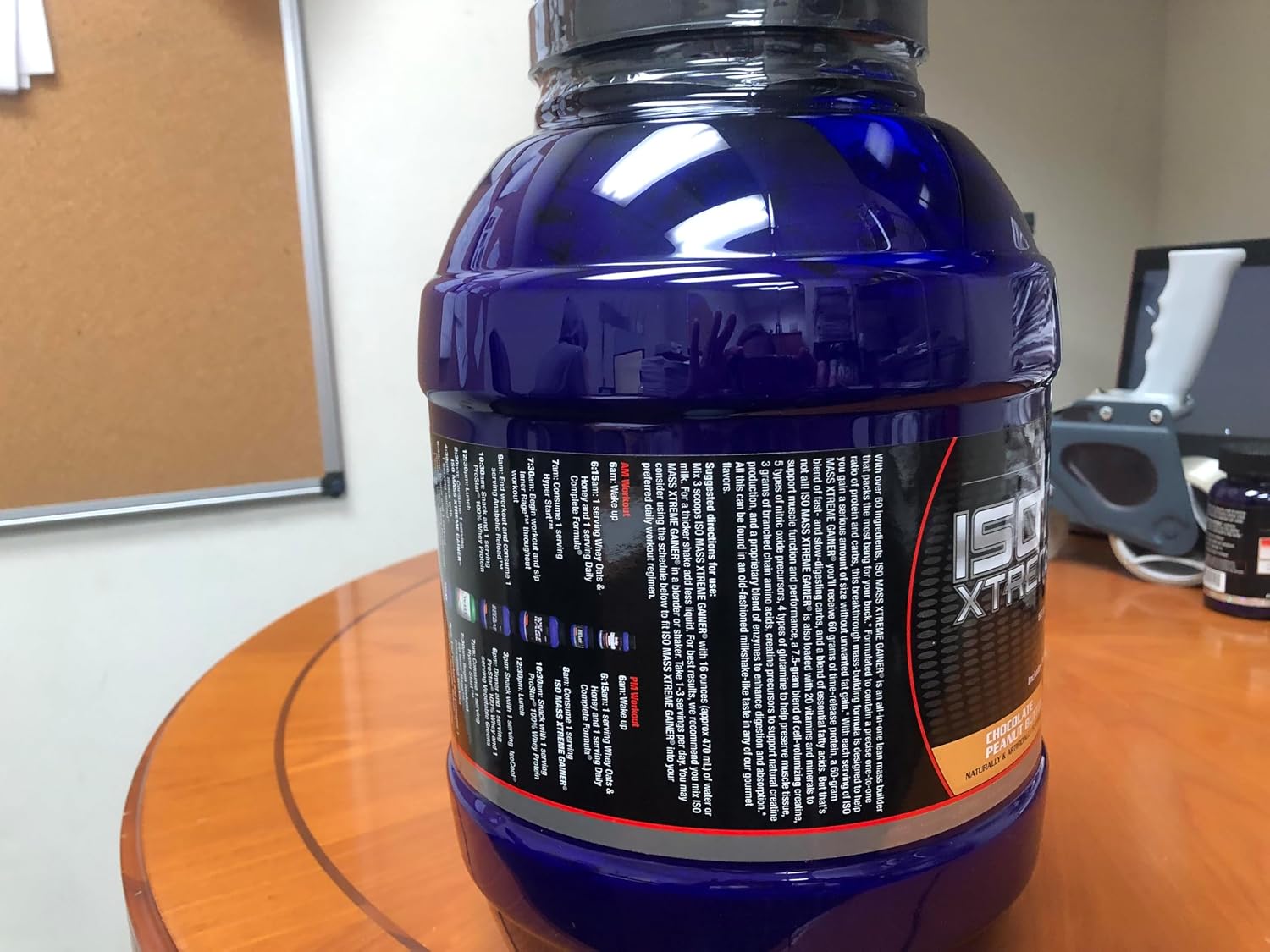 Ultimate Nutrition ISO Mass Xtreme Gainer, Chocolate Milk, 10 lb | 60g Whey Protein Blend, 60g Complex Carbs, 7 Types Of Creatine, 4 Types Glutamine, Lean Mass Gainer For Recovery
