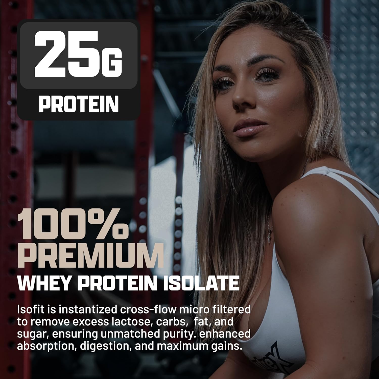 Nutrex Research IsoFit Chocolate Whey Isolate Protein Powder 100% Whey Protein Isolate | Muscle Recovery, Naturally High EAAs | Fast Absorbing, Easy Digestion | (Chocolate Shake 2lbs 30 Servings)
