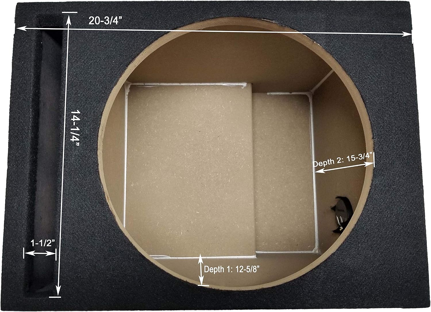 Bass Rockers BR15SV 15" Single Vented Subwoofer Enclosure Box Car Audiio