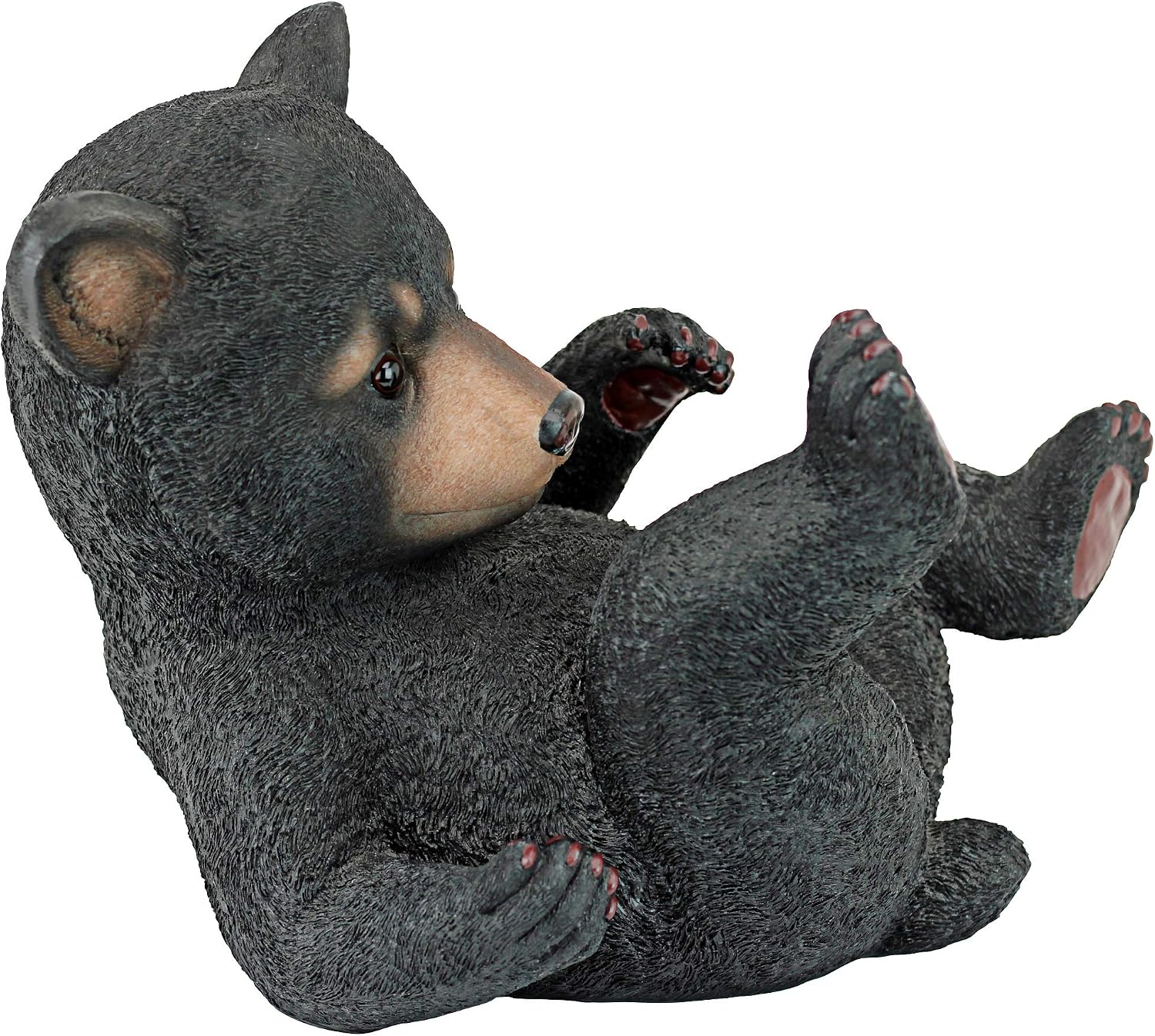 Design Toscano QM2594300 Roly-Poly Bear Cub Statue, Walking Bear,Full Color