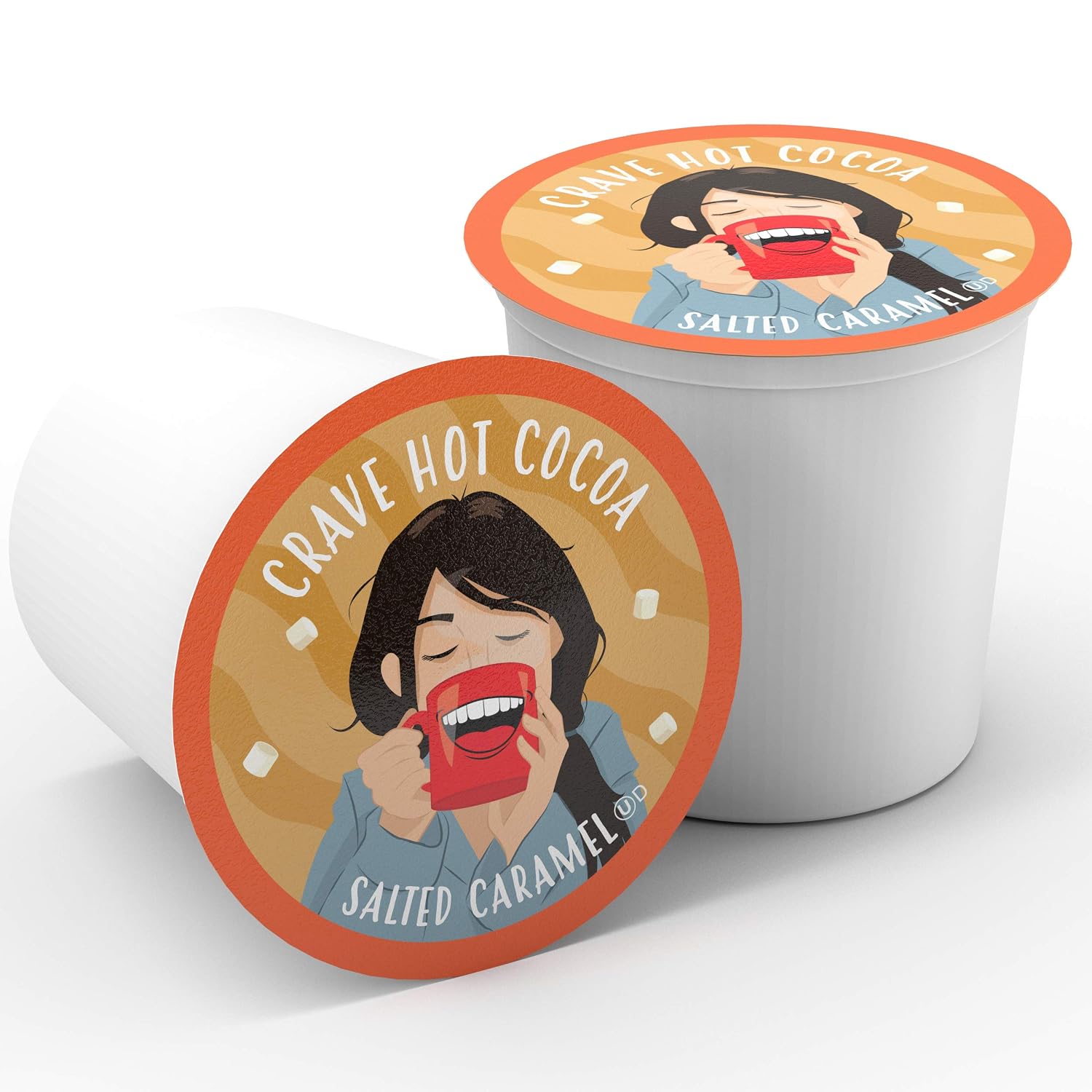 Crave Hot Chocolate Pods, Compatible with 2.0 K-Cup Brewers, Mint Chocolate, 40 Count