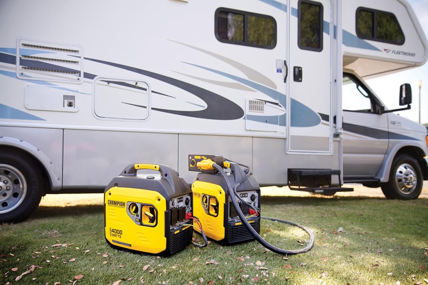 Champion Power Equipment 4000-Watt RV Ready Portable Inverter Generator with Quiet Technology and Free 3-Year Warranty