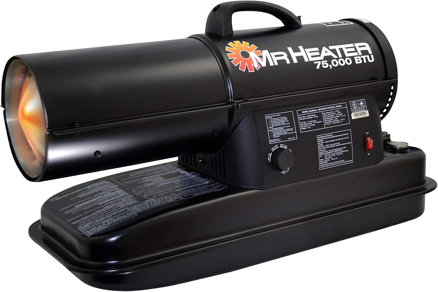 Mr. Heater 75,000 BTU Forced Air Kerosene Heater