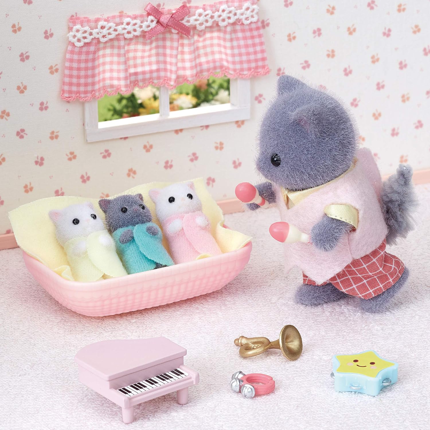 Sylvanian Families 5458 Persian Cat Triplets Dolls