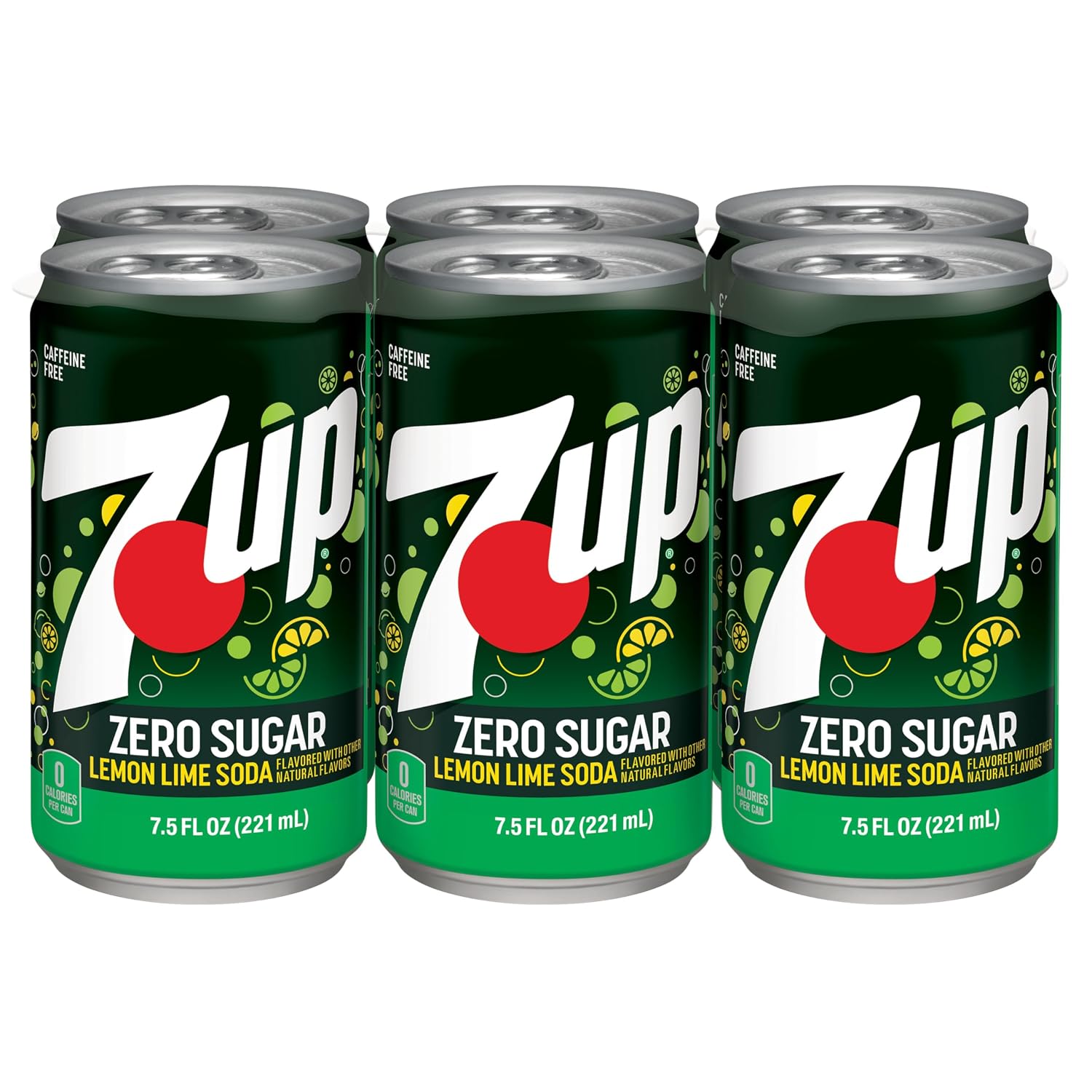 7UP Lemon Lime Soda, Naturally Flavored and Caffeine Free, 2 Liter Bottle