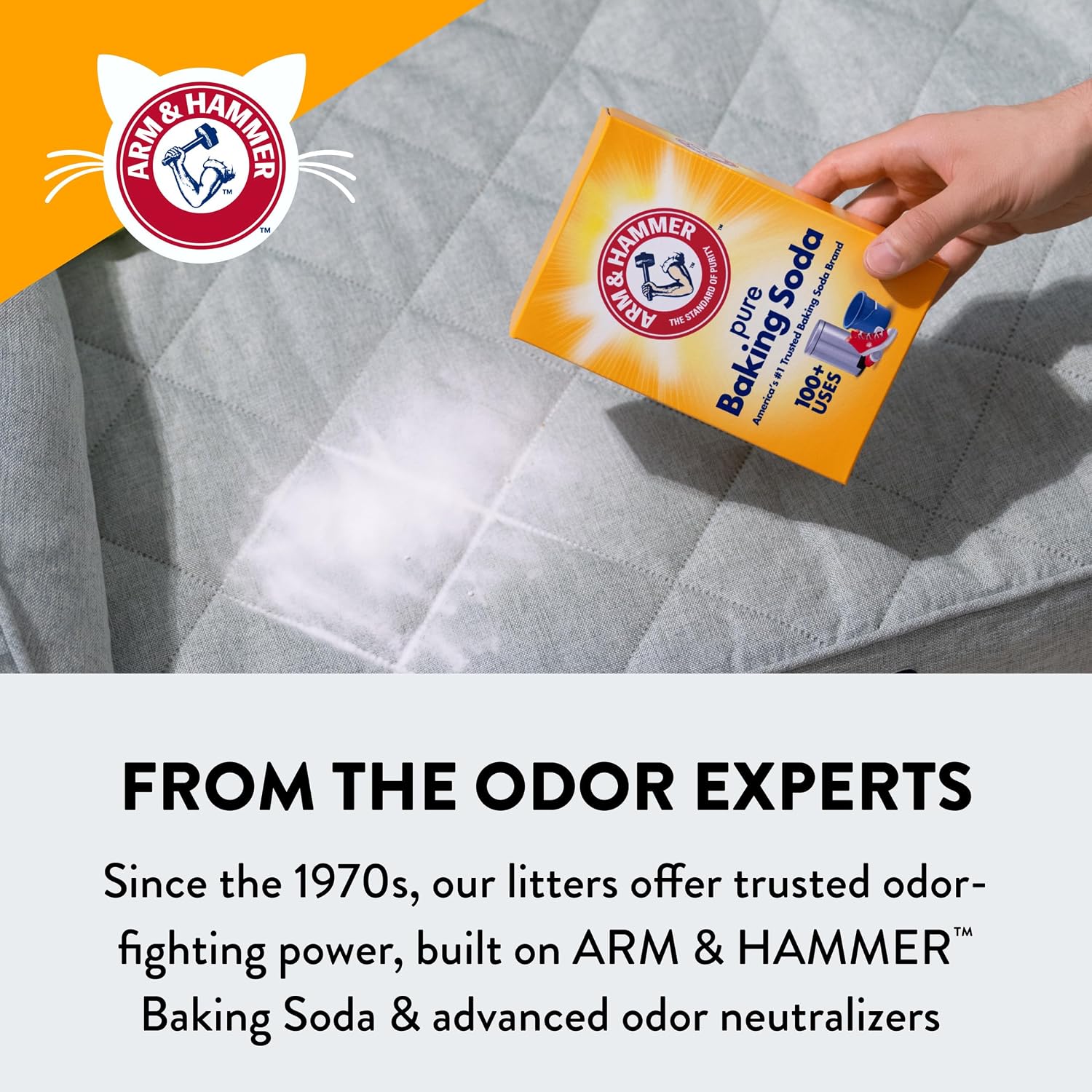 ARM & HAMMER Slide Platinum Easy Clean-Up Clumping Cat Litter, 18 lbs