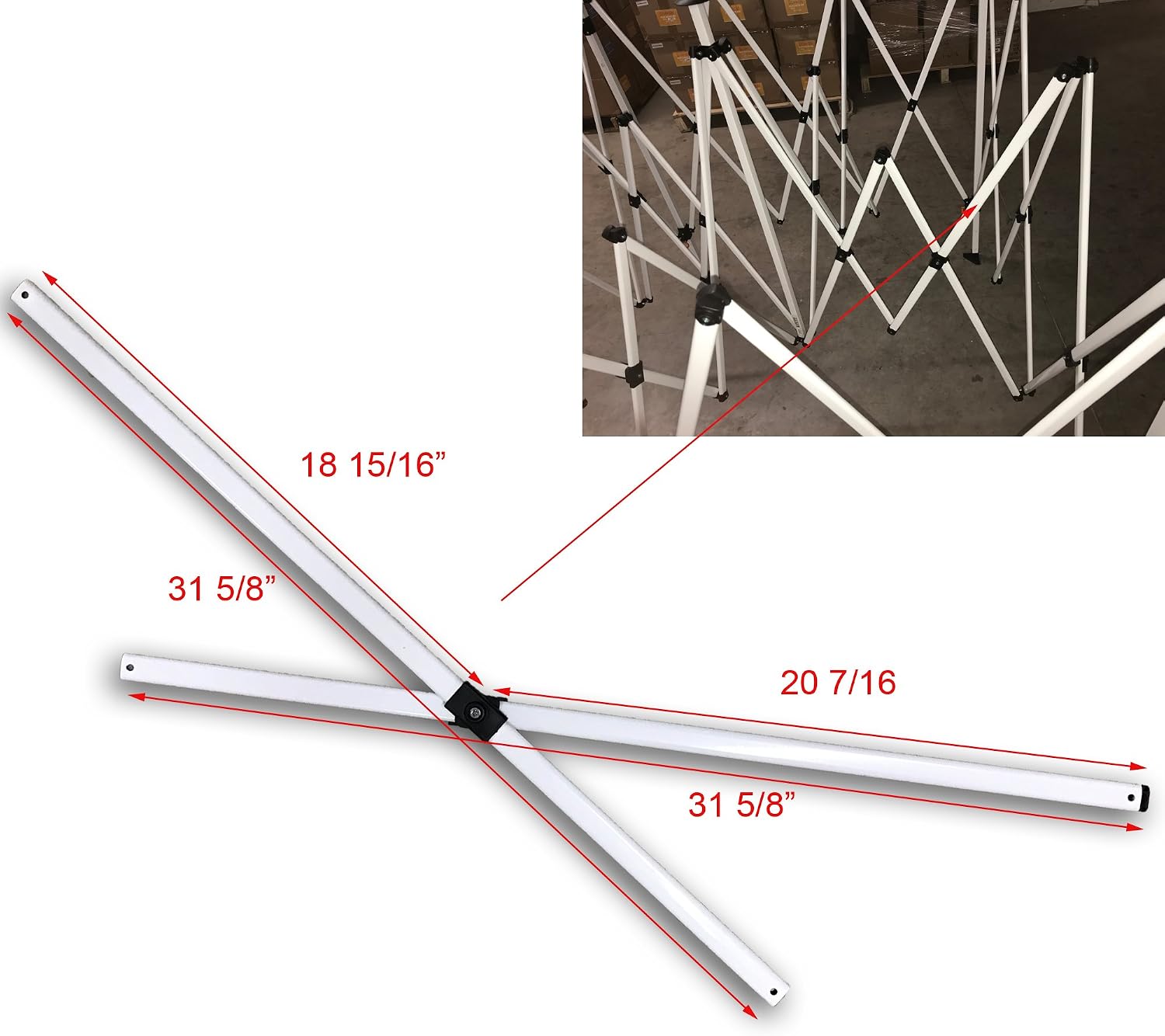 Sports 10 x 10 M-Series 2 Pro Middle Truss Bars Replacement Parts