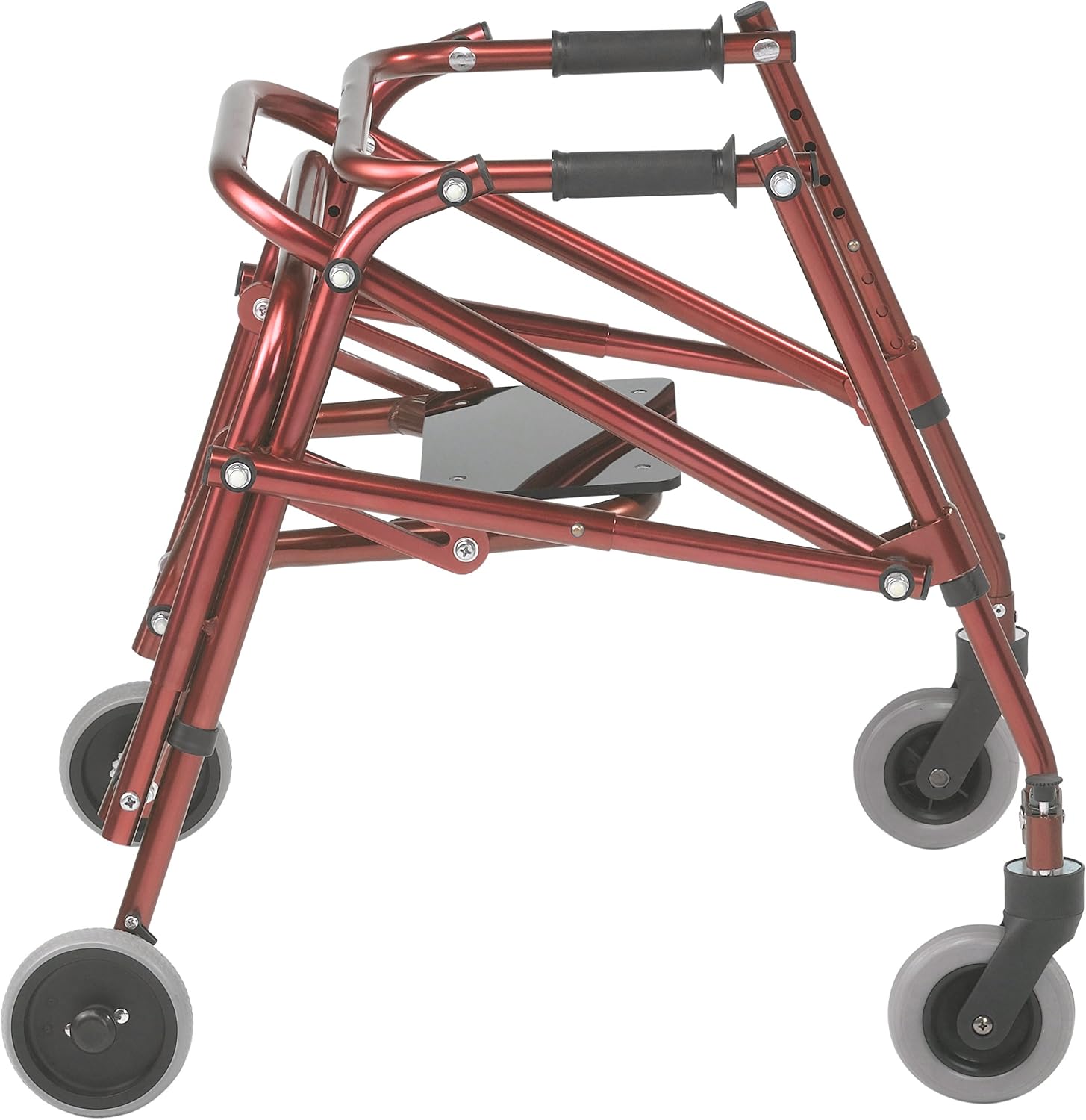 Inspired by Drive Nimbo 2G Posterior Walker with Seat, Wizard Purple, Small | Lightweight Posterior Walker with Padded Seat Lets Users Rest and Move Safely with Adjustable, Sturdy Support