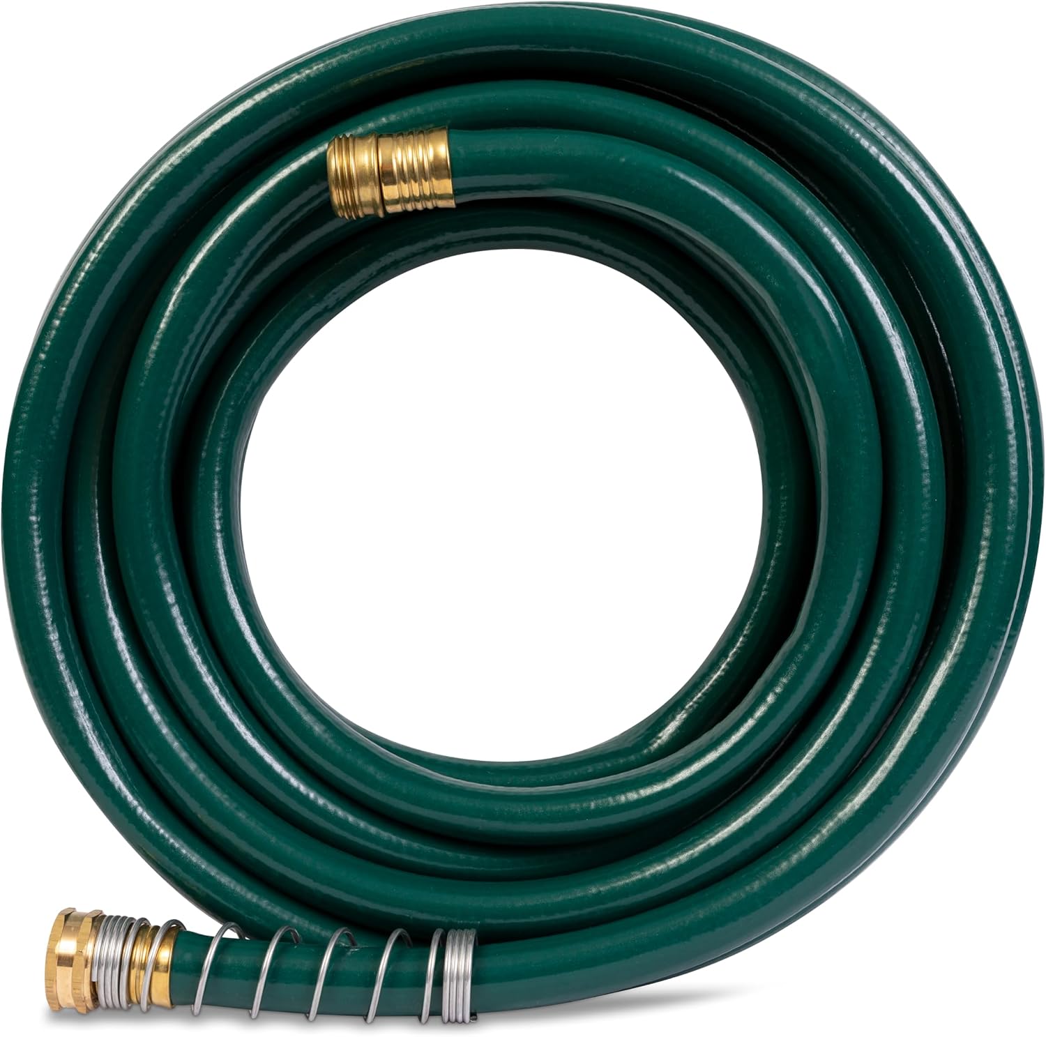 Gilmour 864751-1001 75ft Heavy Duty Flexogen Garden Hose, 5/8" Diameter | Heavy Duty Build, 500 PSI, Kink-Resistant Layers, Brass Fittings, All-Weather Durability, Made in USA