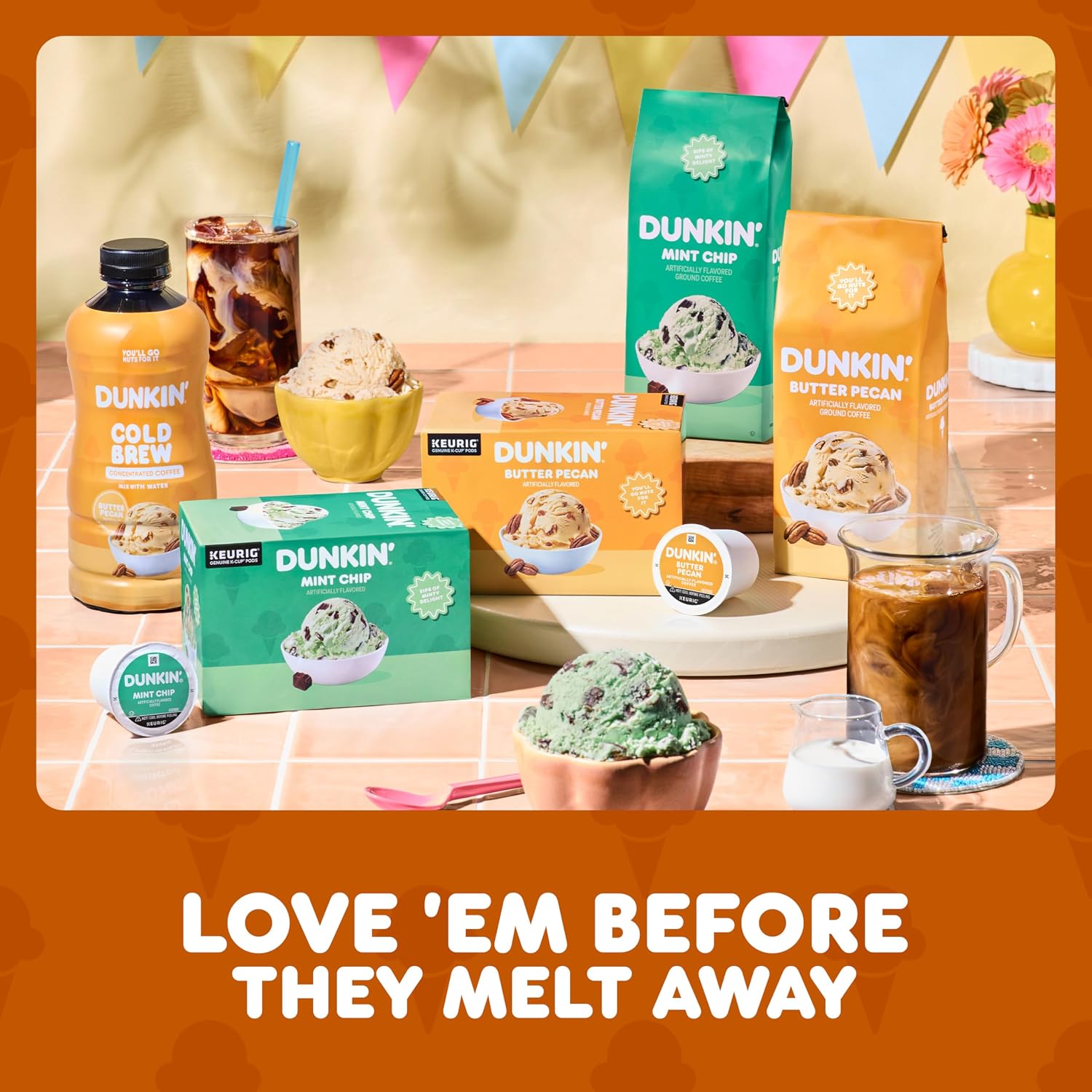 Dunkin’ Pumpkin Spice Artificially Flavored Coffee, 60 Keurig K-Cup Pods | 6 boxes of 10 single serve coffee pods each, Limited edition fall flavor, Made with arabica coffee, SNAP EBT eligible
