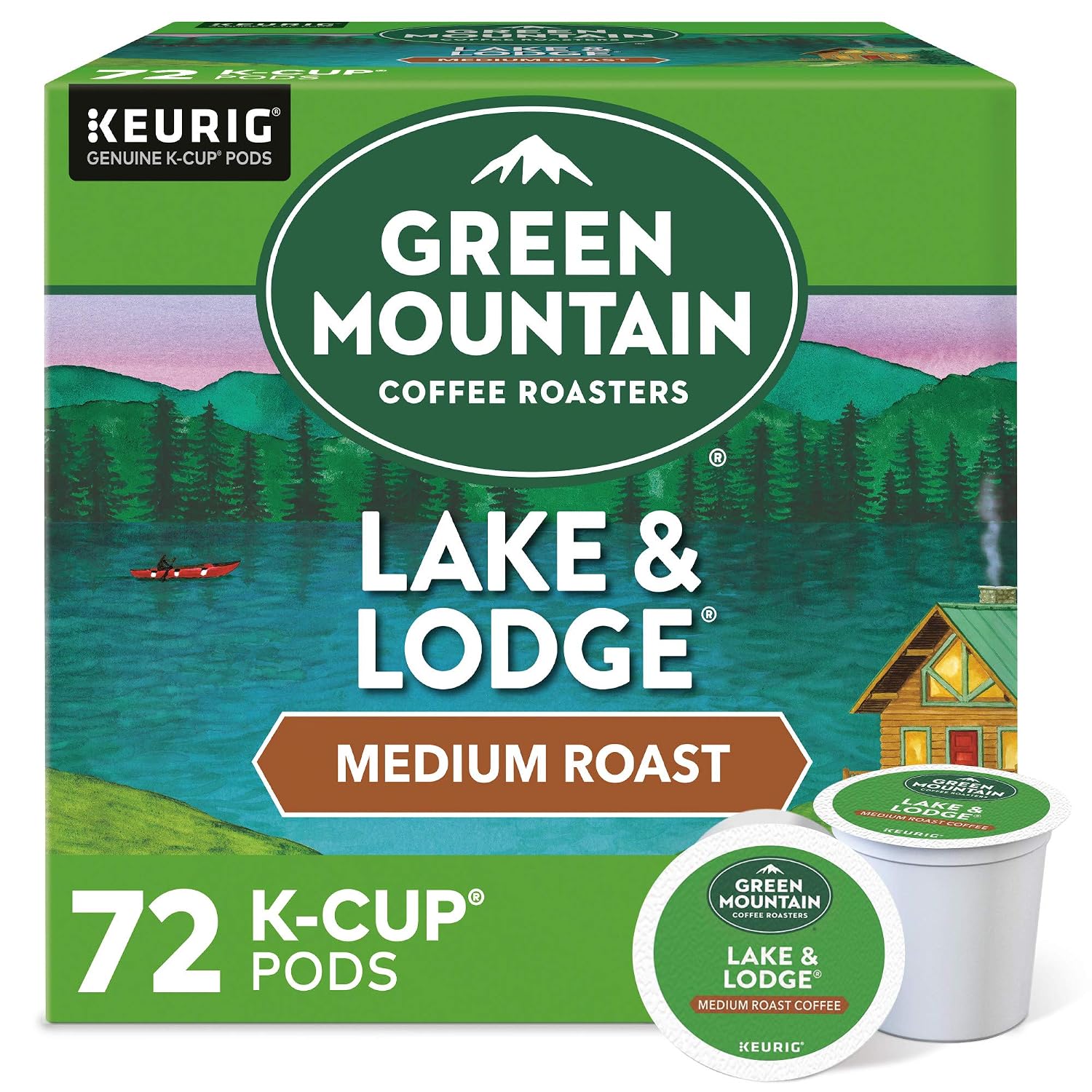 Green Mountain Coffee Nantucket Blend Keurig Single-Serve K-Cup Pods, Medium Roast Coffee, 96 Count