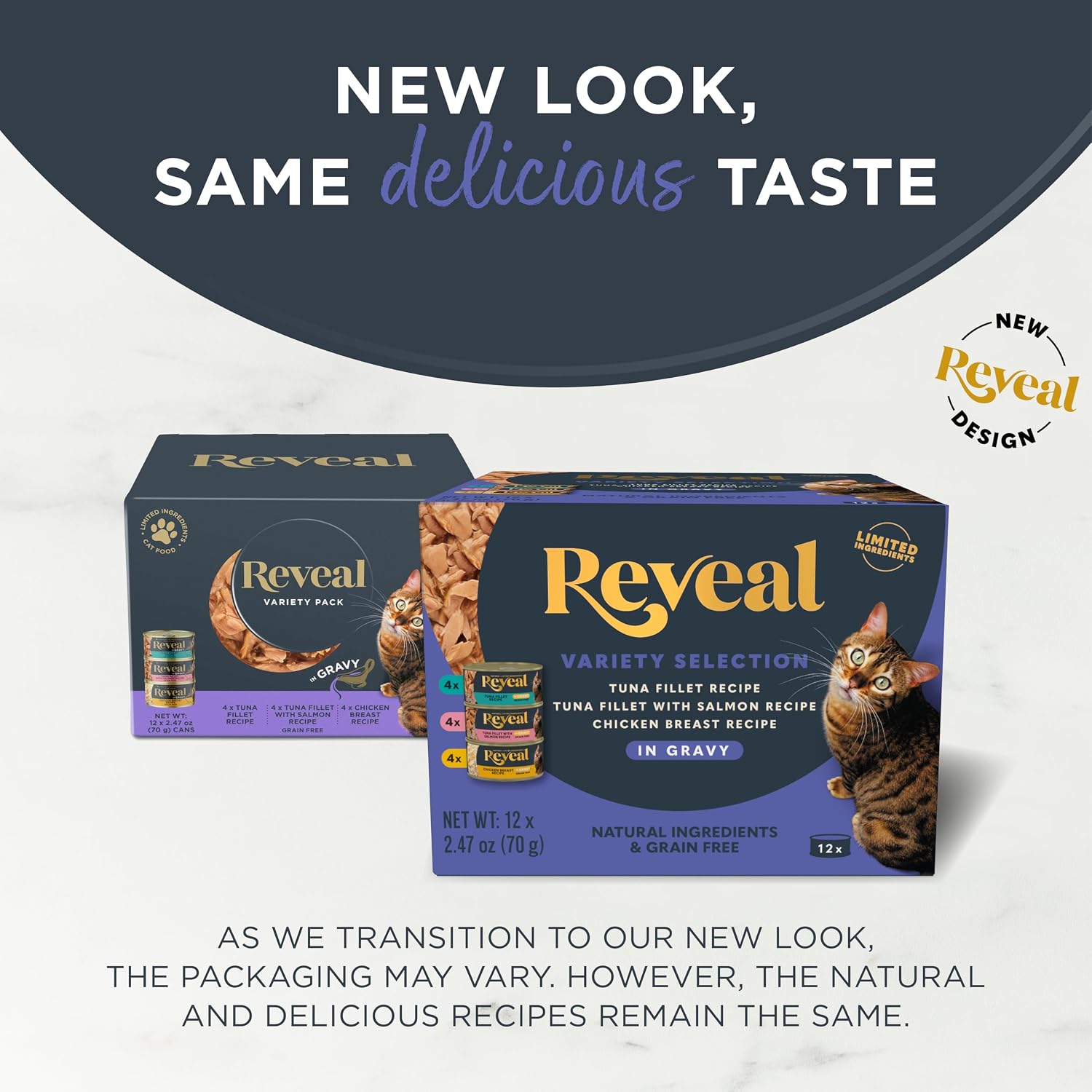 Reveal Tuna in Gravy Wet Cat Food 24-Pack 2.47 oz Cans
