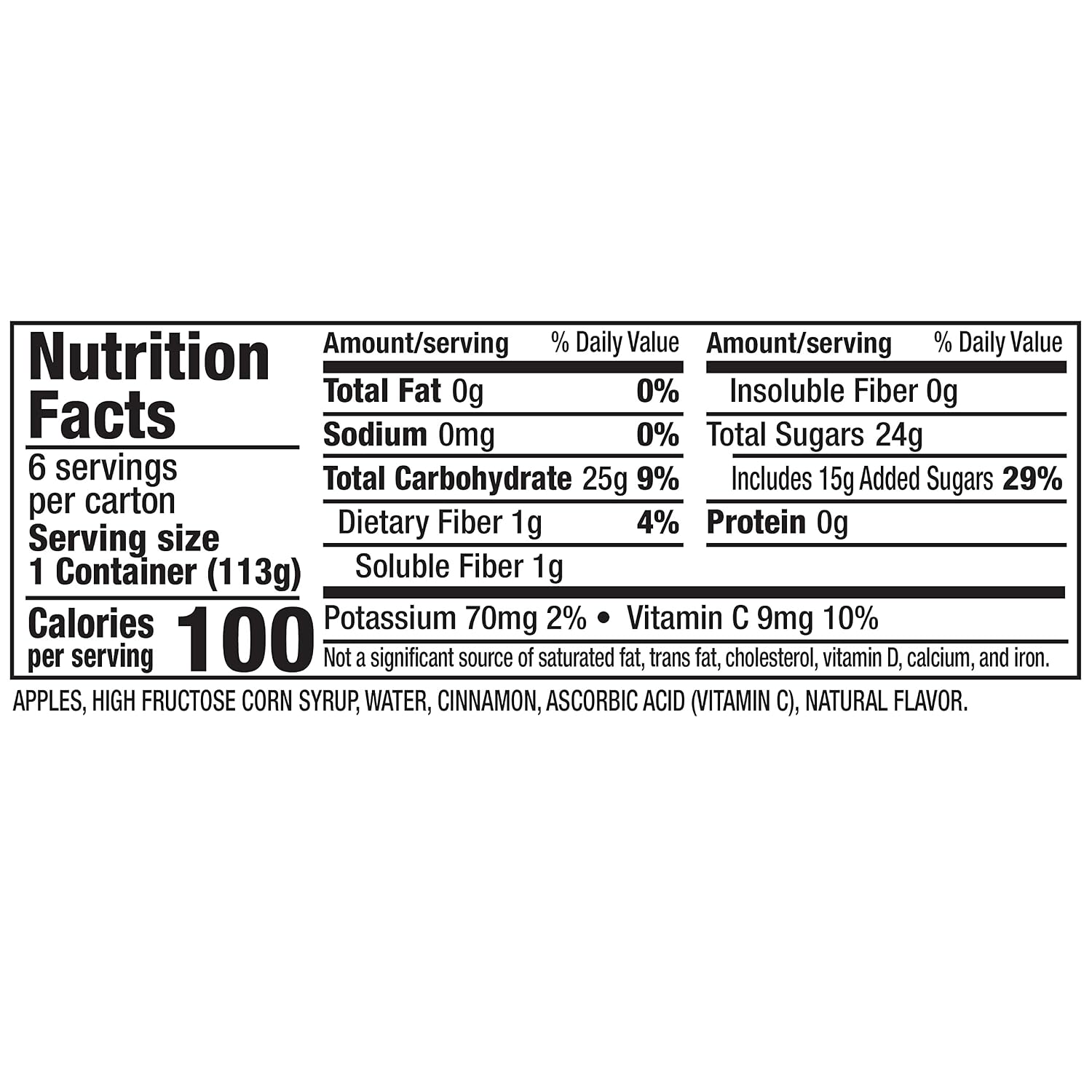 Mott's Applesauce, 4 Oz Cups, 36 Count, No Artificial Flavors, Good Source of Vitamin C, Nutritious Option for The Whole Family