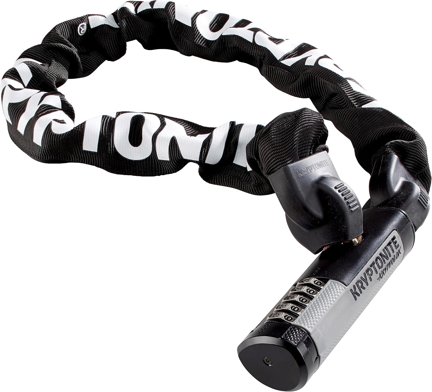 Kryptonite Kryptolok 990 Combo Bike Chain Lock, 3 Feet Long Heavy Duty Anti-Theft Sold Secure Gold Bicycle Chain Lock