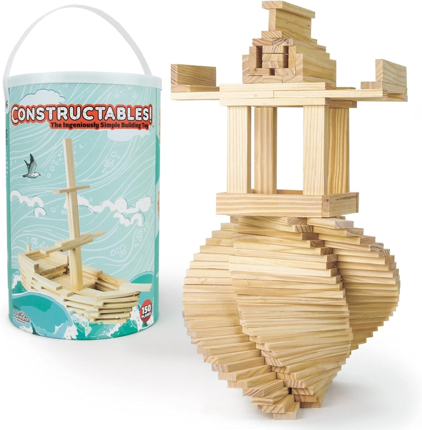 Imagination Generation Constructables! Pine Wood Building Planks