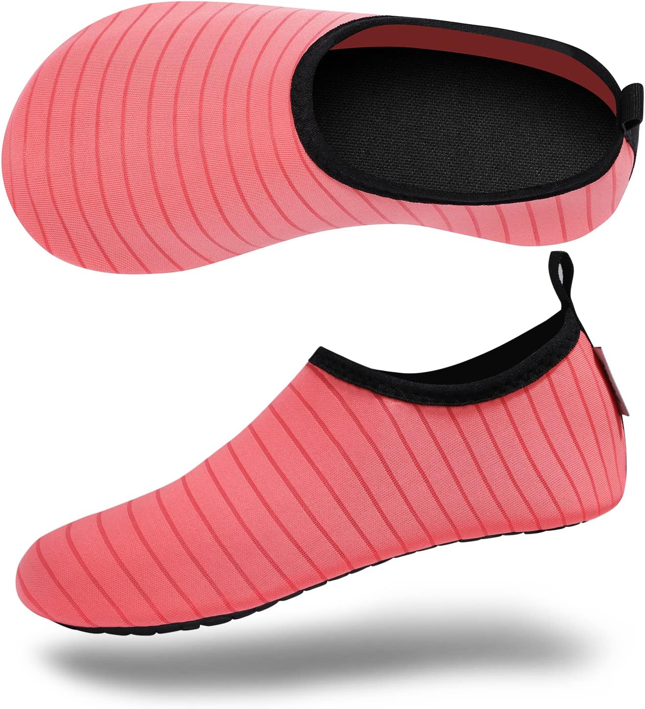 VIFUUR Water Shoes for Men Women Barefoot Quick Dry Aqua Socks Slip On | Lightweight, Breathable Upper, Flexible Sole, Drainage Design, Easy Slip-On Fit for Water Activities