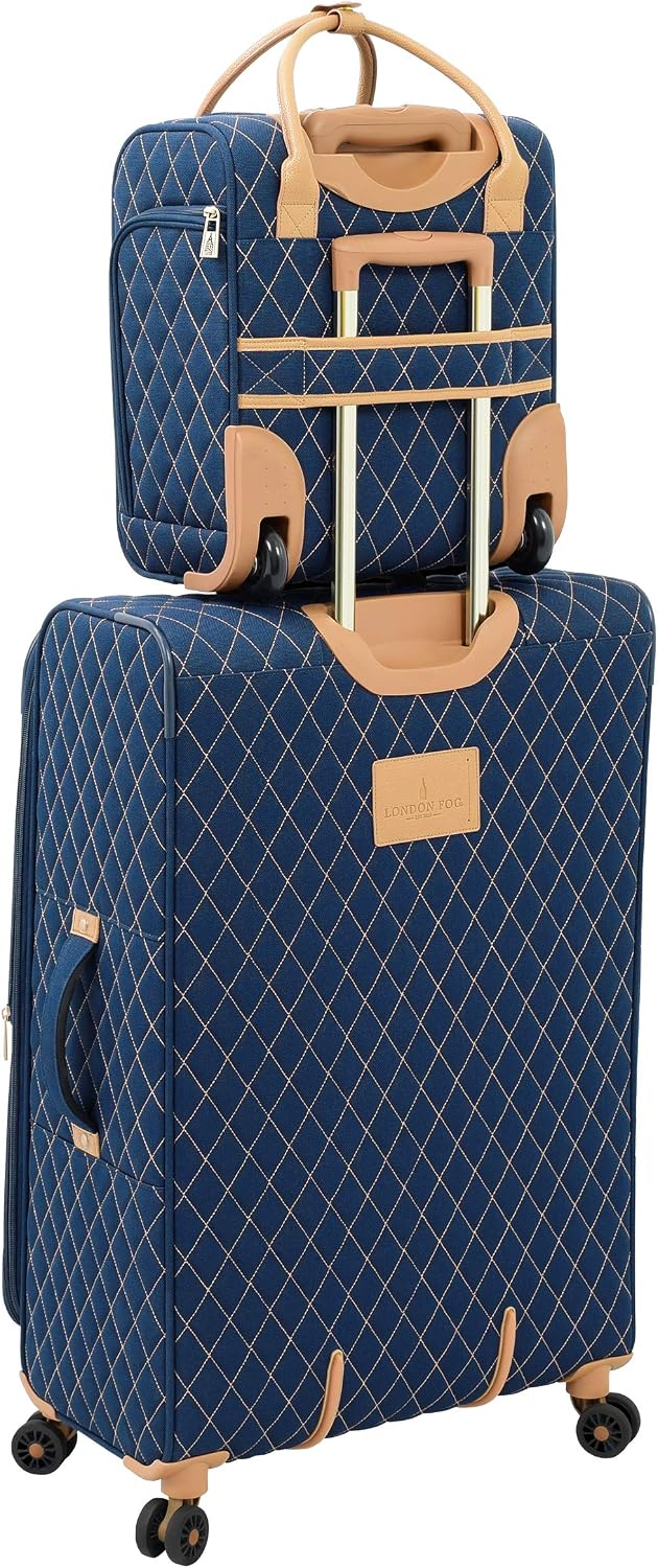 LONDON FOG Queensbury 15 Verticle Under The Seat Bag, Navy