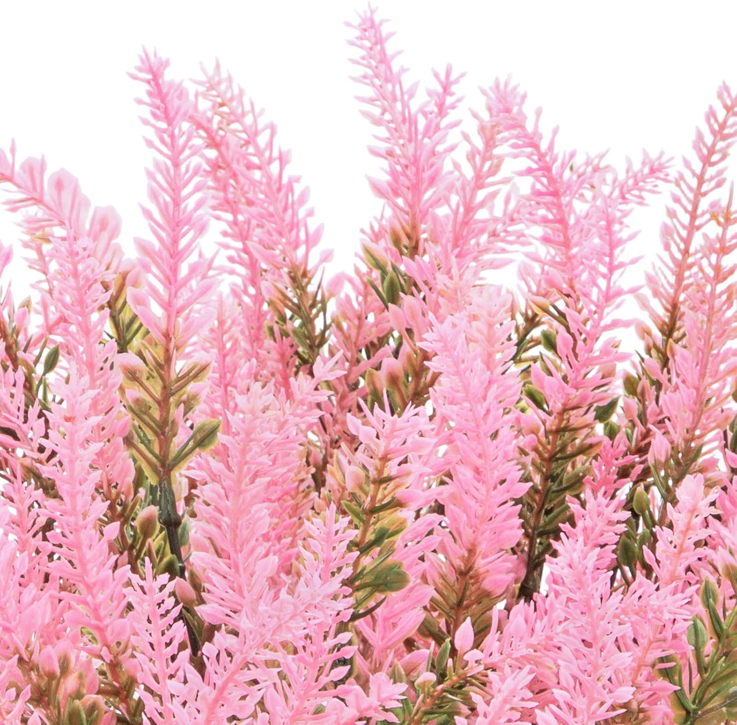 10 Bundles Fake Flowers Artificial Lavender Plants, Purple