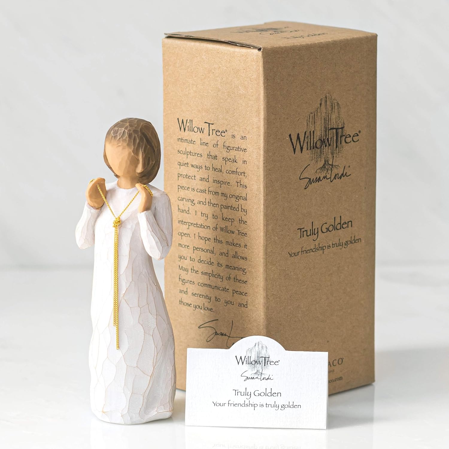 Willow Tree Lavender Grace, Sculpted Hand-Painted Figure | Cast from a Susan Lordi Original Carving, Thoughtful Keepsake Gift for Loved Ones, Celebrations and Moments of Comfort