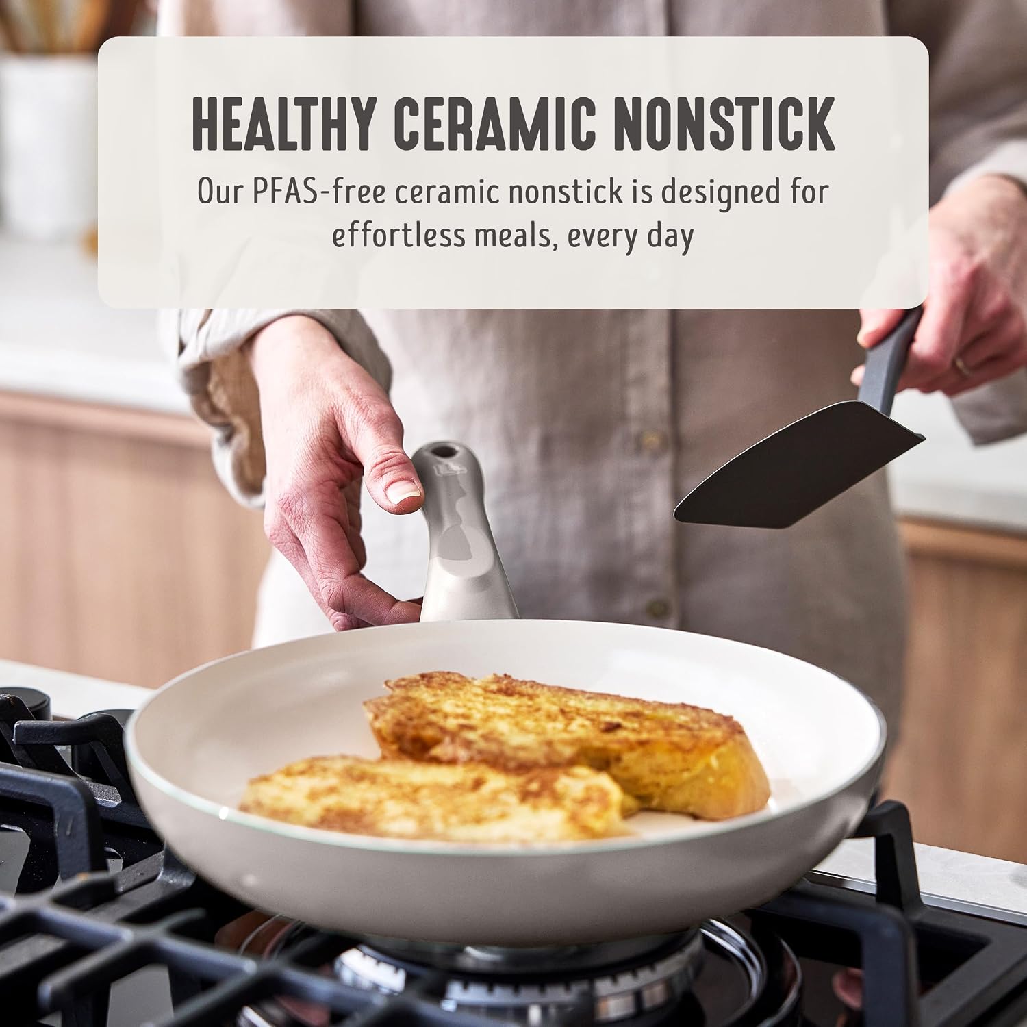 GreenLife 2 Piece (7” & 10”) Ceramic Nonstick Frying Pan Set, Turquoise | PFAS-Free Nonstick Coating, Family Skillet Set, Egg Pan, Omelet Pan, Stay-Cool Handles, Dishwasher & Oven Safe up to 350F