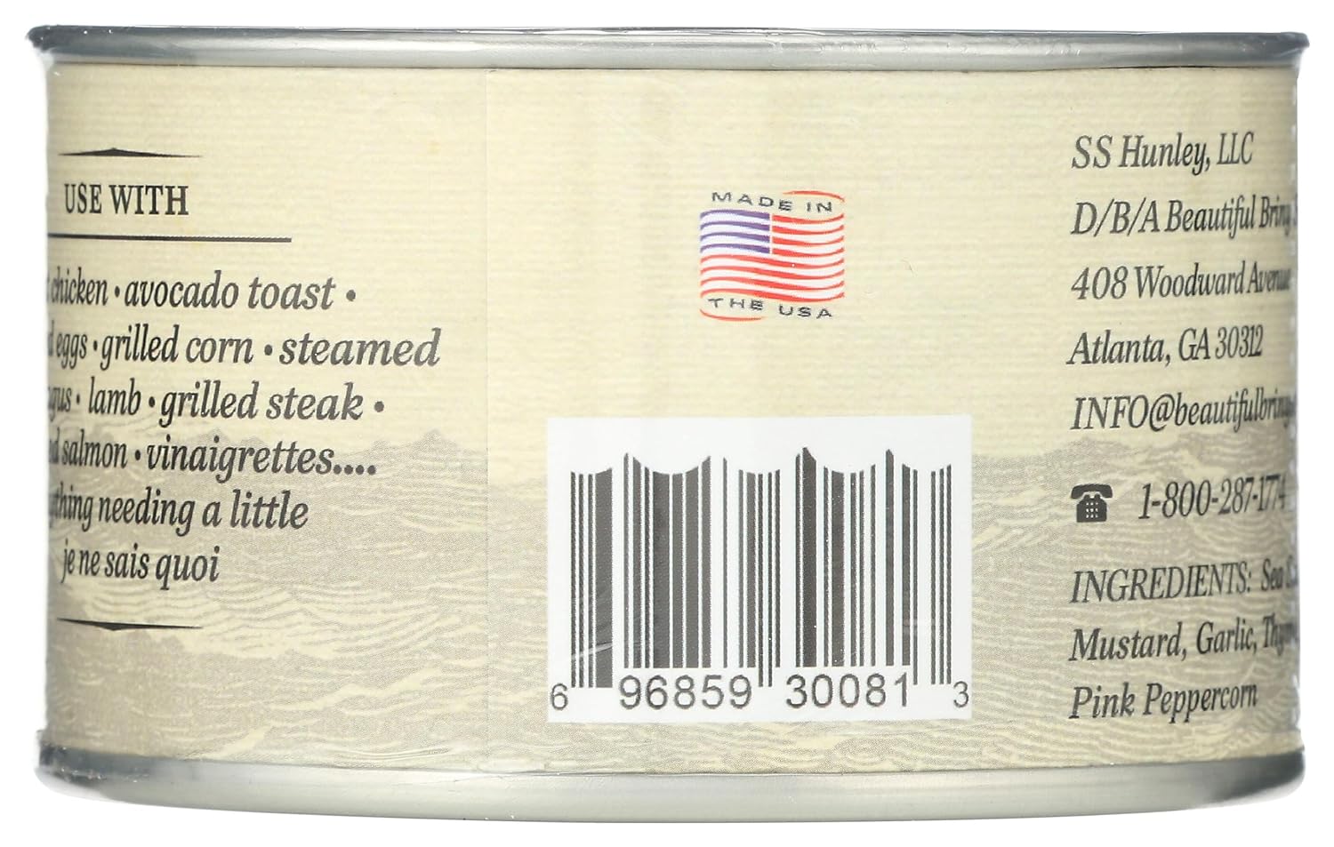 Beautiful Briny Sea, Sea Salt French Picnic, 6 Ounce