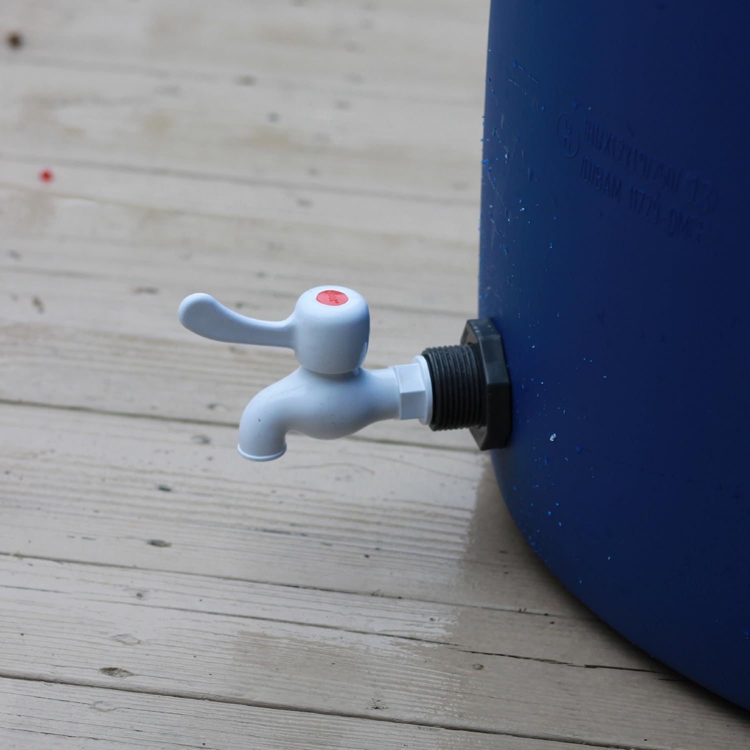 RBS100 Plastic Rain Barrel Spigot Kit(with Bulkhead Fitting)