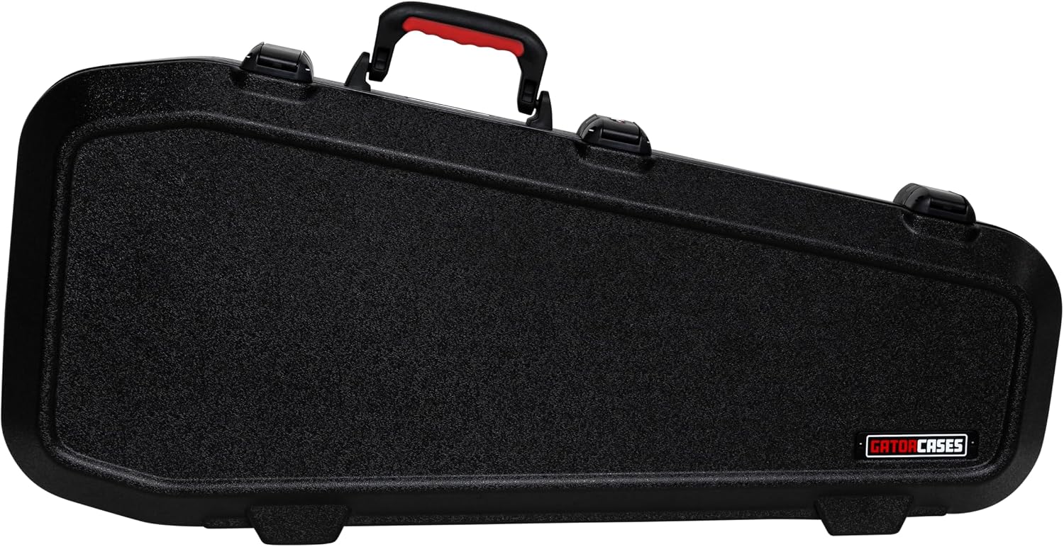 Gator Cases Molded Flight Case For SG Style Double Cut Away Guitars With TSA Approved Locking Latch, (GTSA-GTRSG)