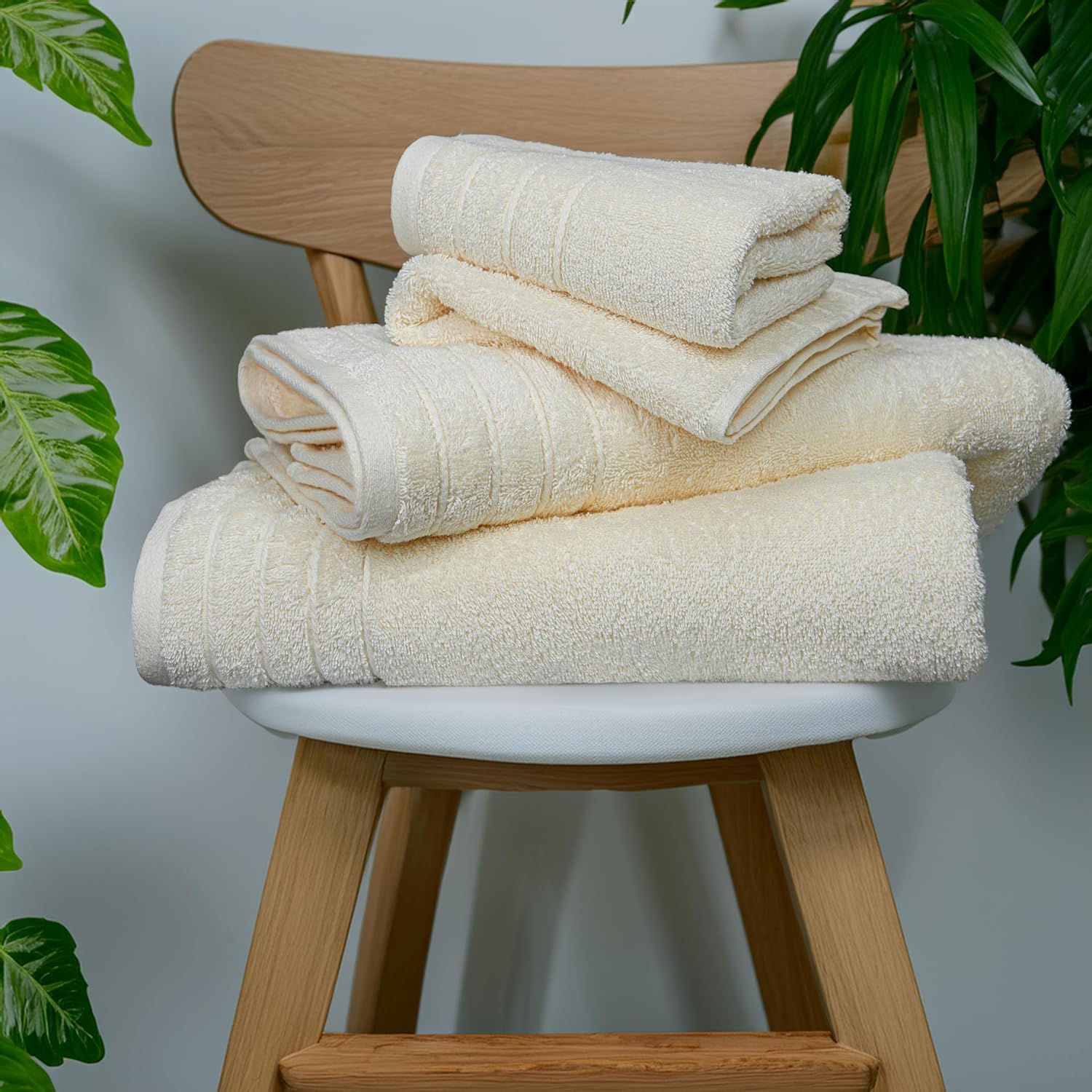 Tens Towels 8 Piece Towel Set, 2 XL Bath, 2 Hand, 4 Washcloth, Dark Grey
