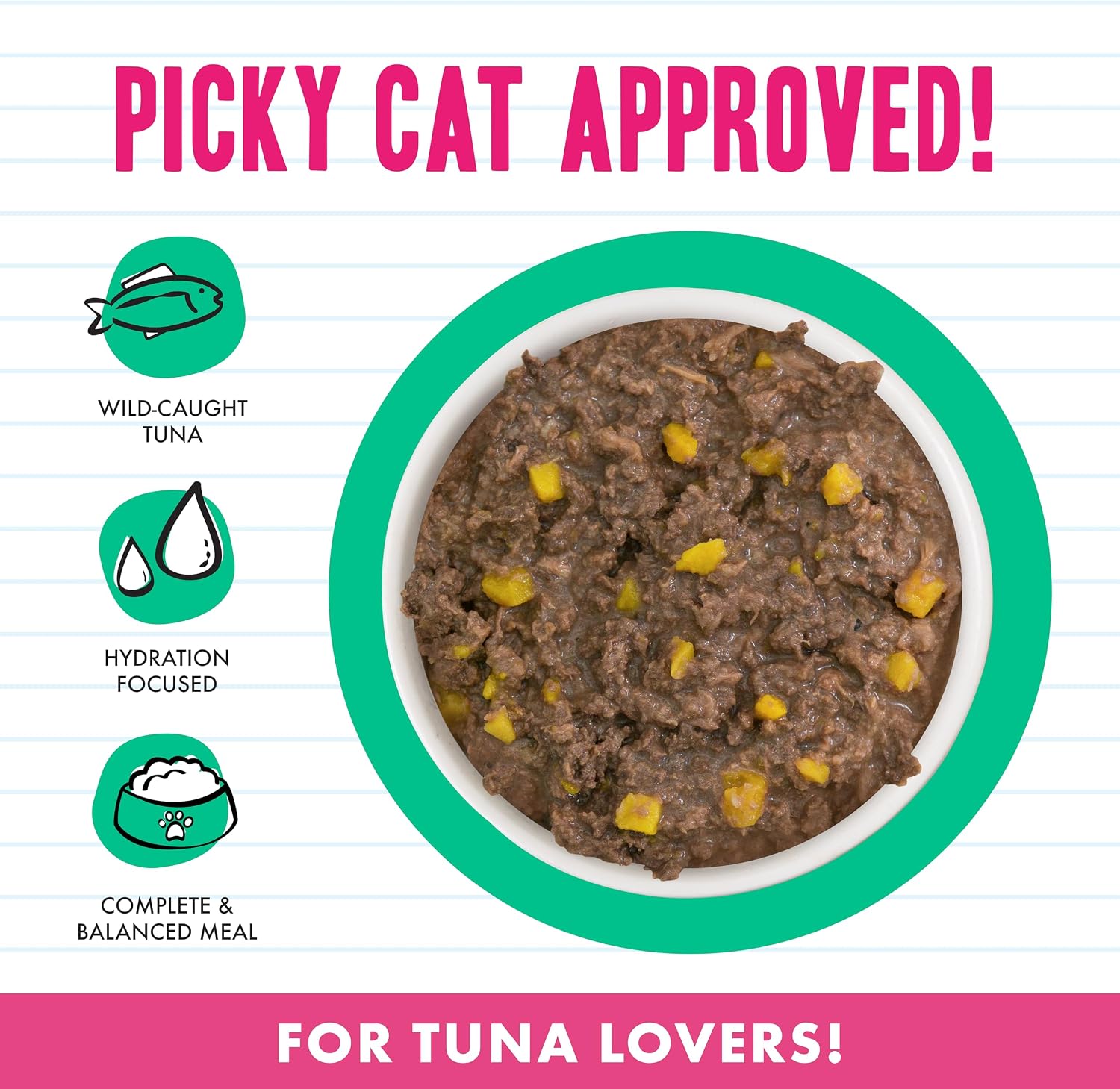 Weruva BFF Minced Natural Wet Cat Food, Batch O Besties Variety Pack, 5.5oz Can, Pack of 8