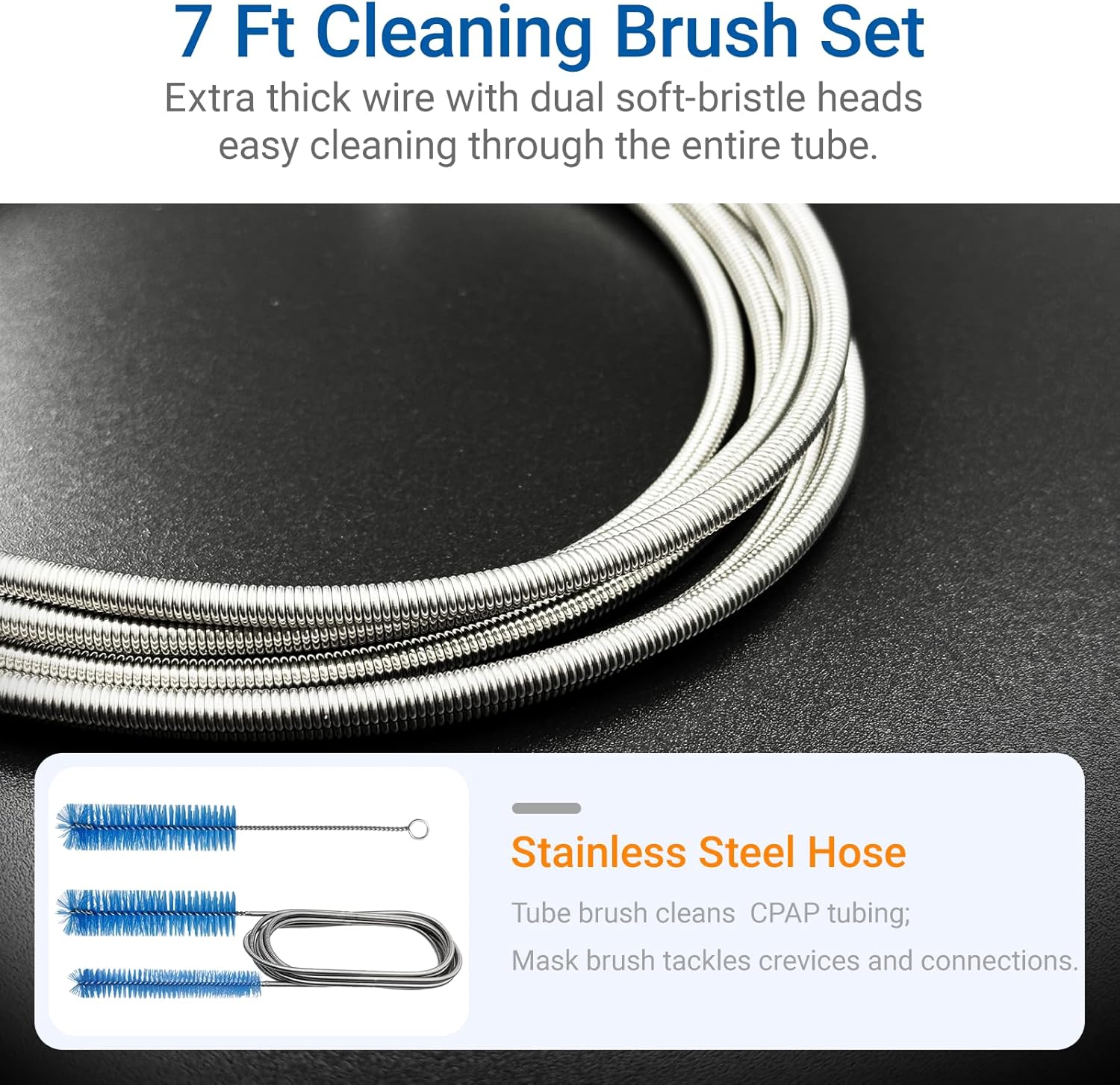 9 Pack CPAP Cleaning Kit, Collapsible Wash Basin, CPAP Hose Holder | CPAP Tube Clips, CPAP Tubing Holder