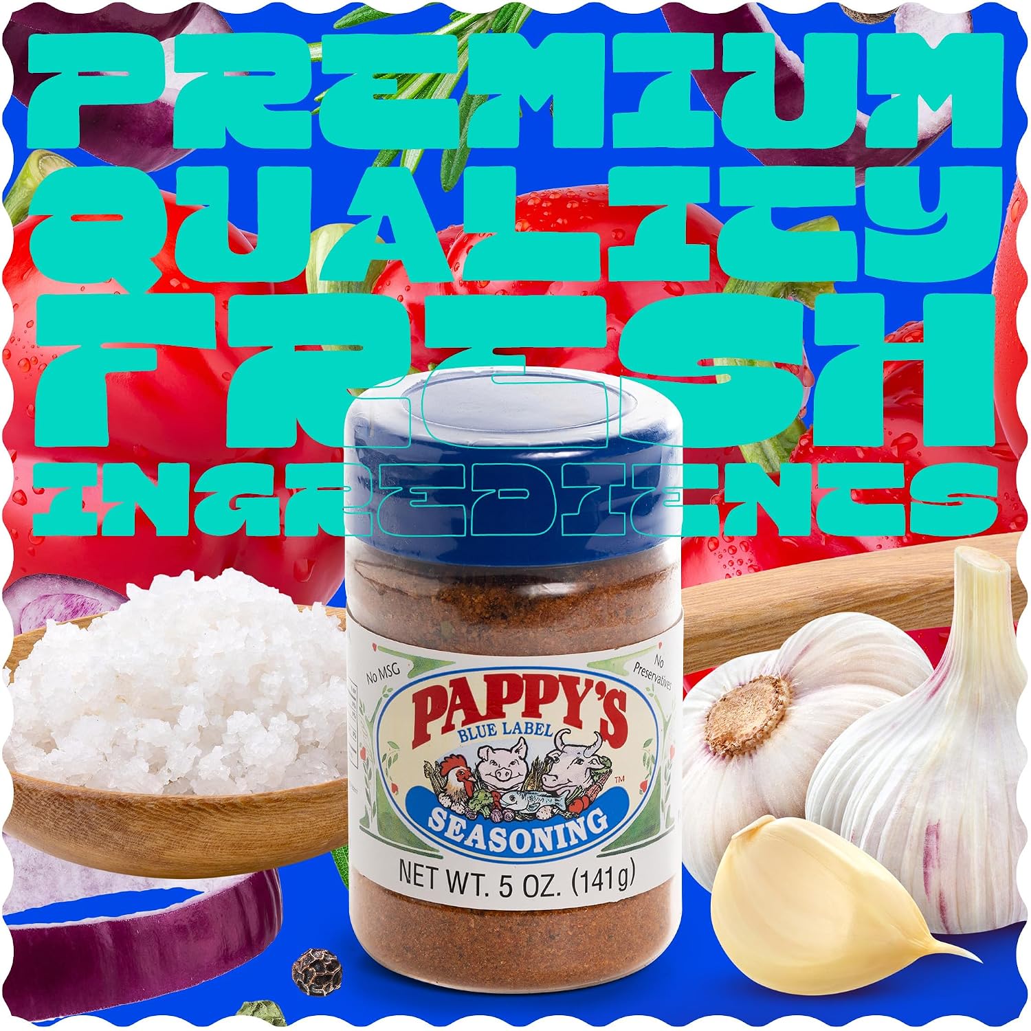Pappy's Choice Original Seasoning, 32 Oz | California's Legendary Seasoning Blend, Santa Maria Style, Perfect for BBQ, Beef, Burgers, Brisket, Tri-tip and Steak