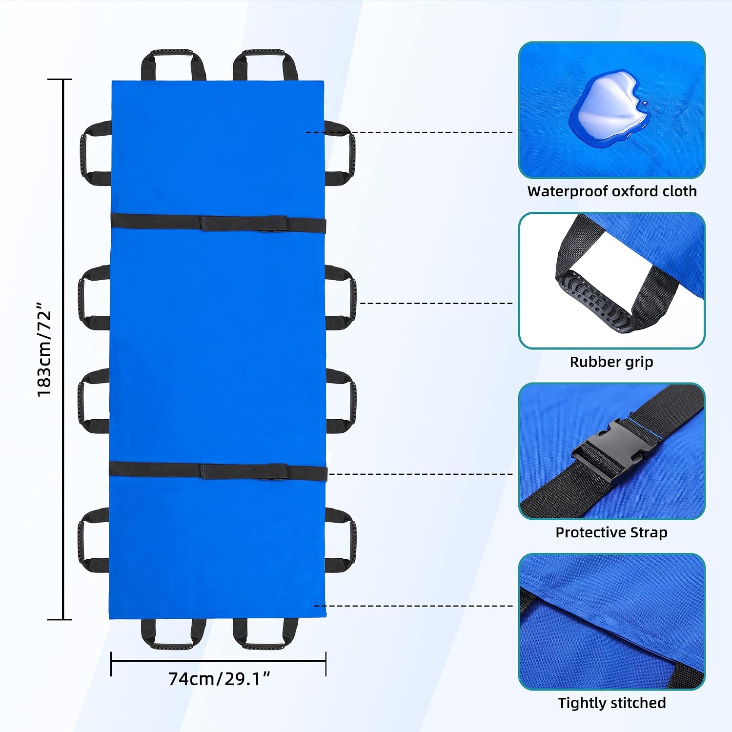 Fanwer(70.27" x 27.56") Positioning Bed Pad with Handles, Slide Sheets for Moving & Lifting Patients, Slide Sheets for Patients for Caregiver